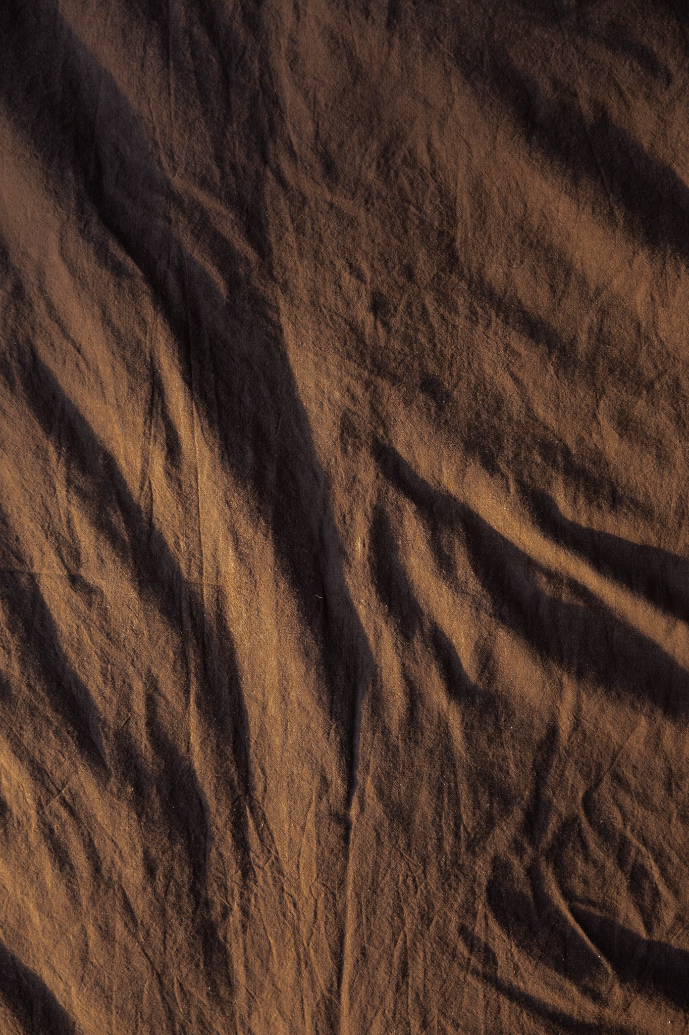 Bettlaken Crinkle 240x260 cm | Espresso von Smaland