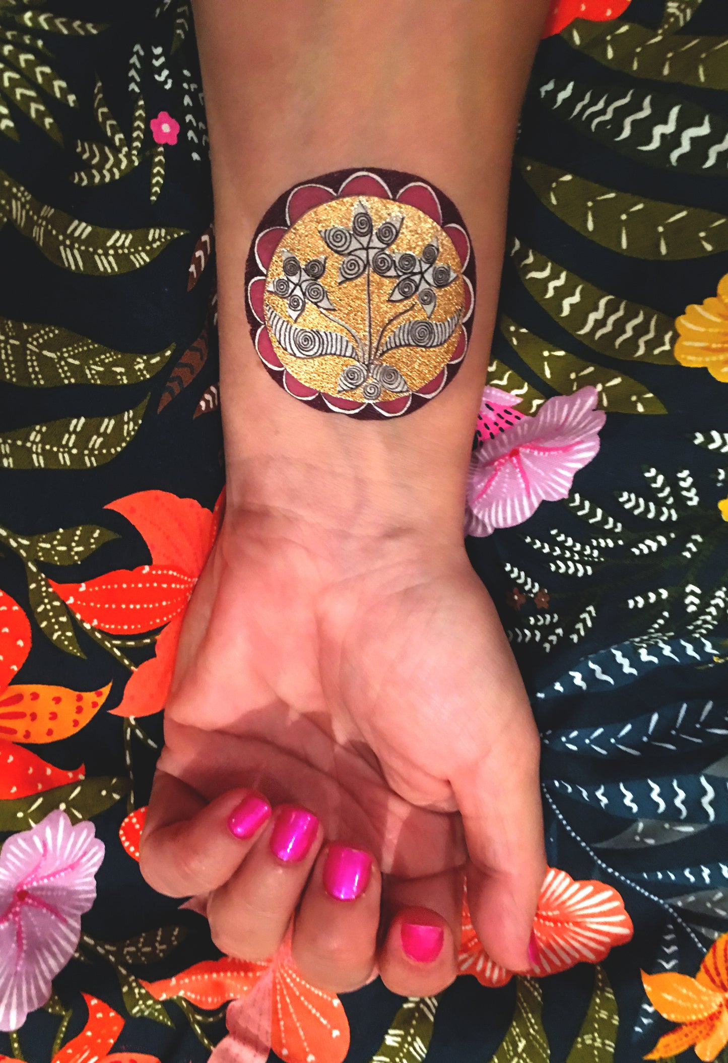 Temporäre Tattoos 70er New Age | Handgezeichnet von Rosie Wonders