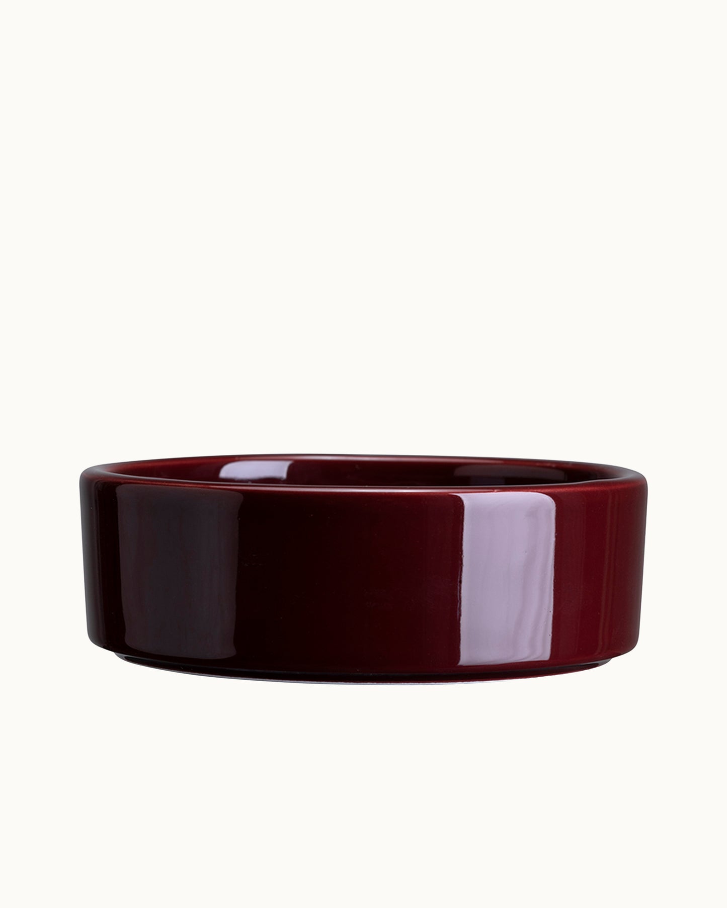 Ikebana Schale | Untersetzer in Deep Burgundy von Berg's Potter