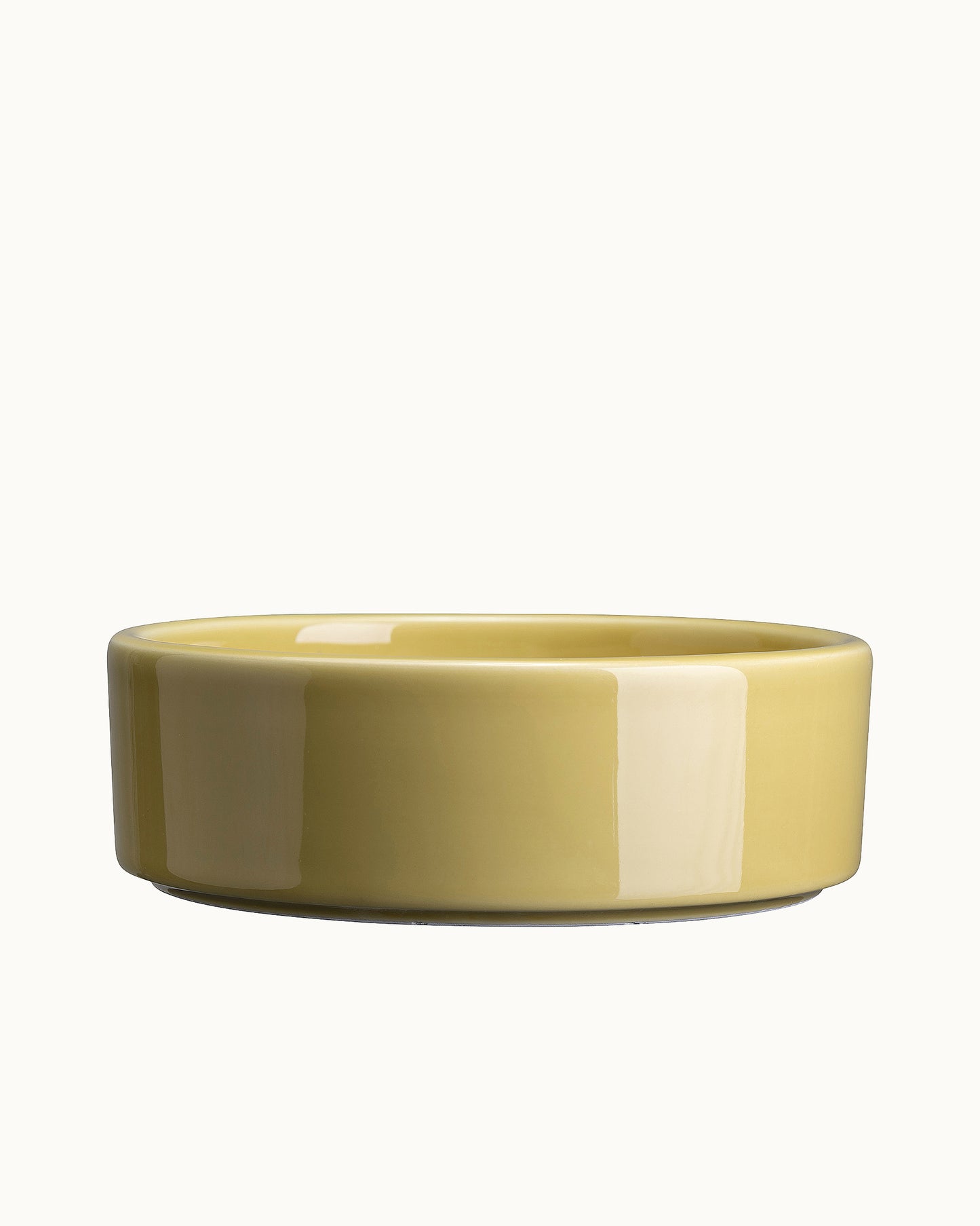 Ikebana Schale | Untersetzer in Pale Yellow von Berg's Potter