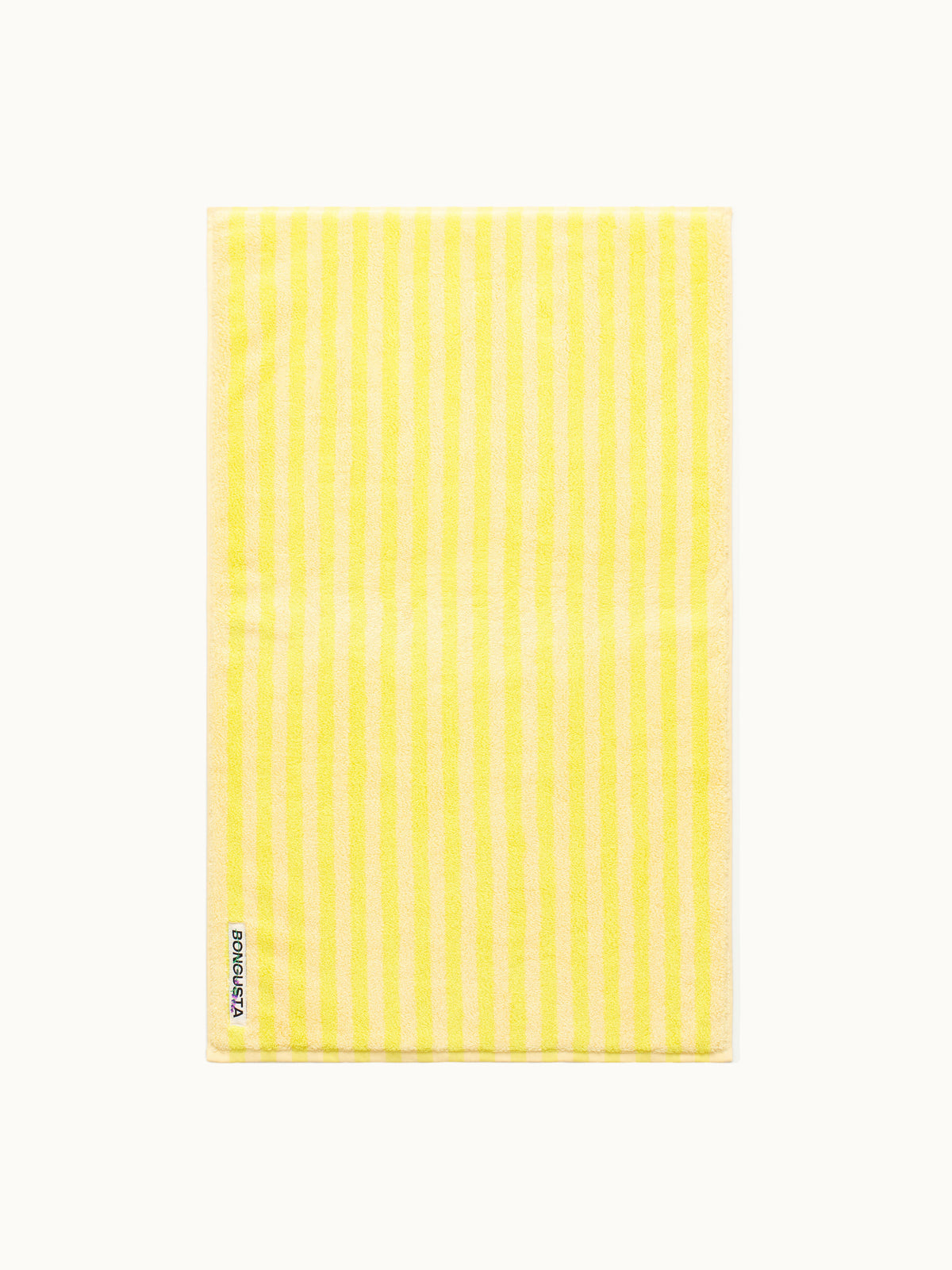 Naram Badematte | Pristine & Neon Yellow von Bongusta