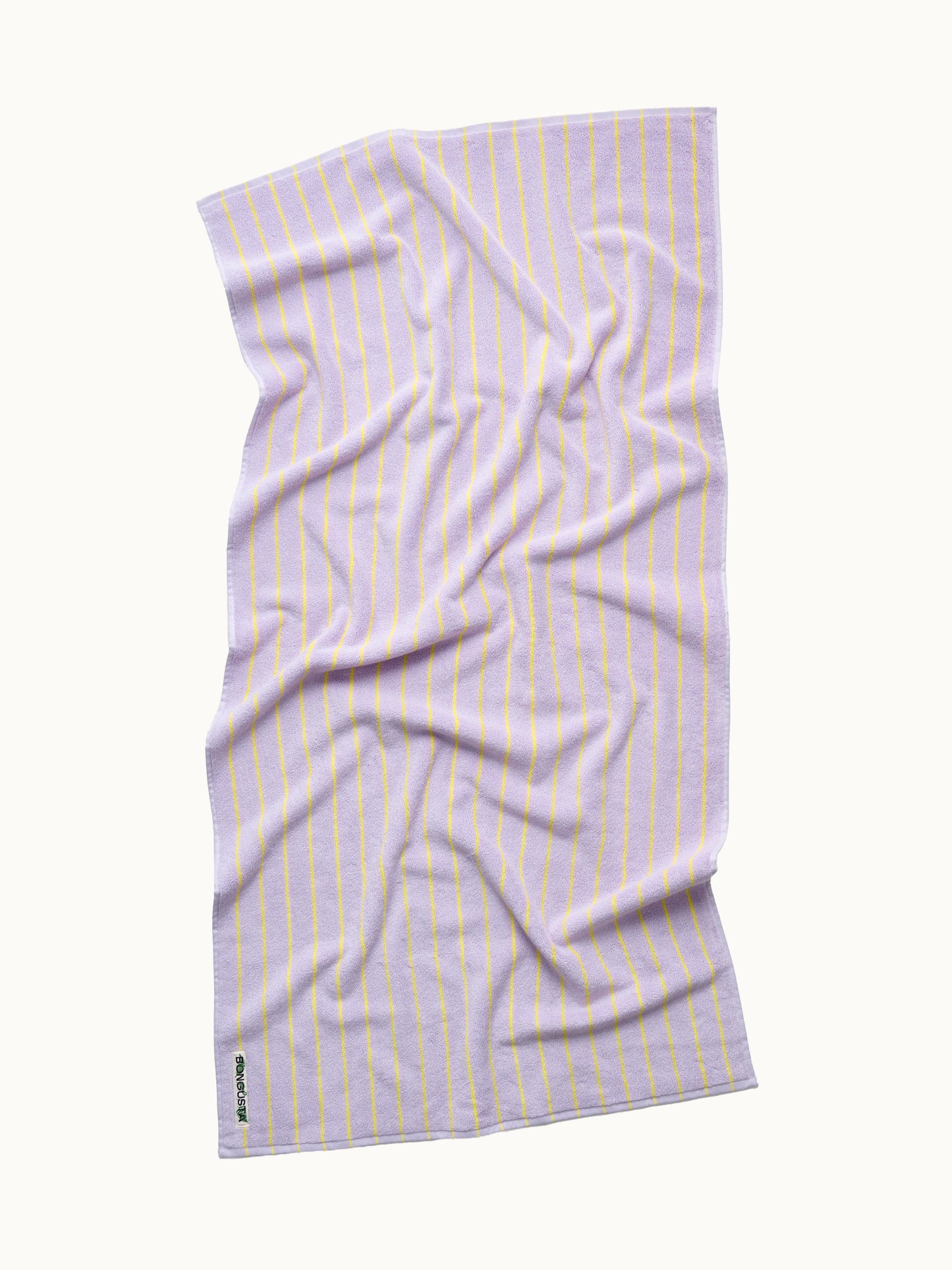 Naram Handtuch | Lilac & Neon Yellow von Bongusta