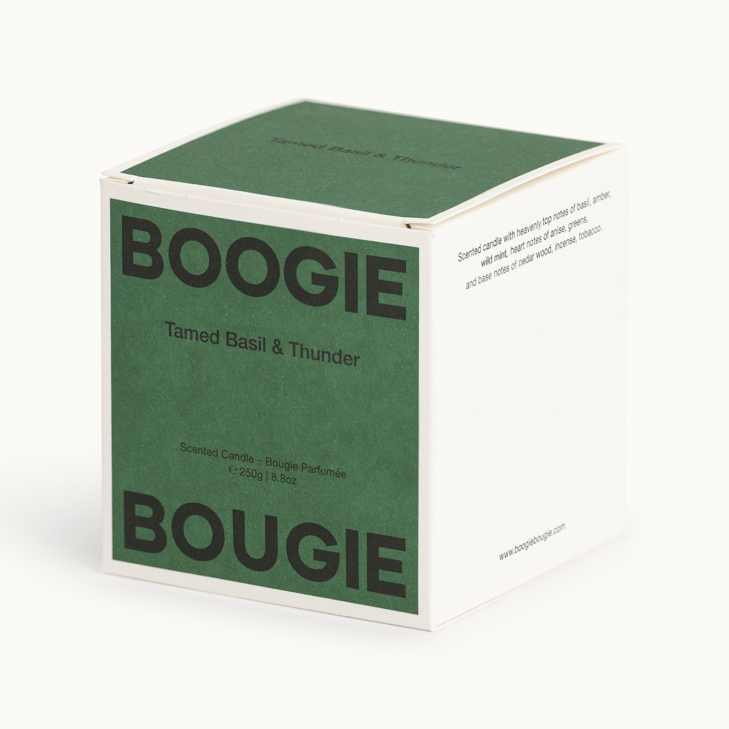 Duftkerze | Tamed Basil & Thunder von Boogie Bougie