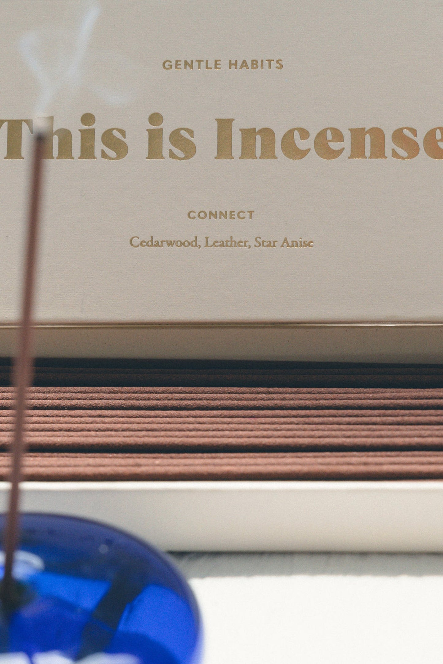 Räucherstäbchen Connect | Leder & Zeder von Gentle Habits