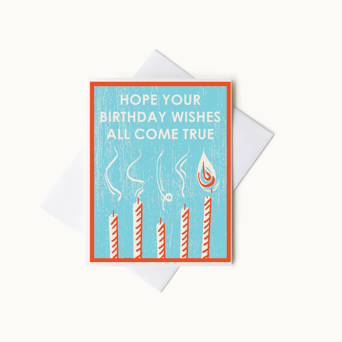 Klappkarte zum Geburtstag „Hope your Birthday wishes come true“ von Heartell Press