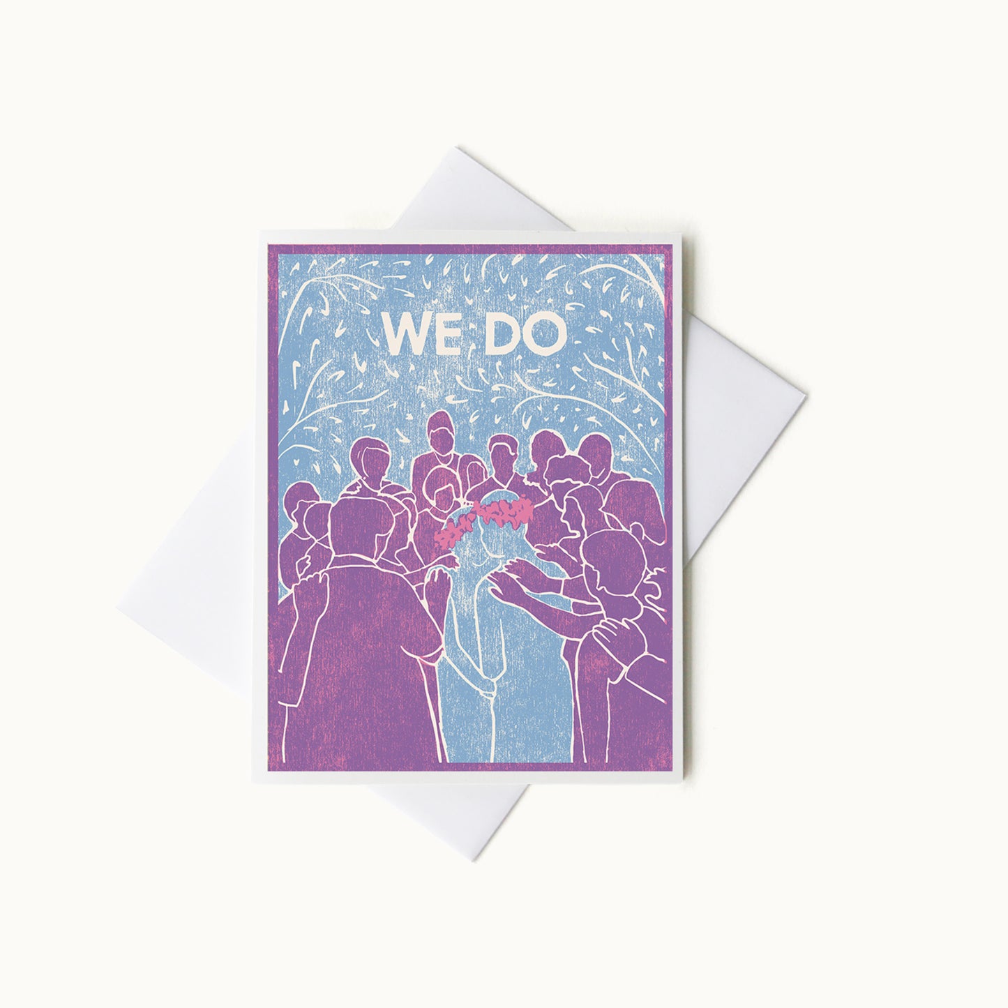 Klappkarte zur Hochzeit „We Do“ von Heartell Press