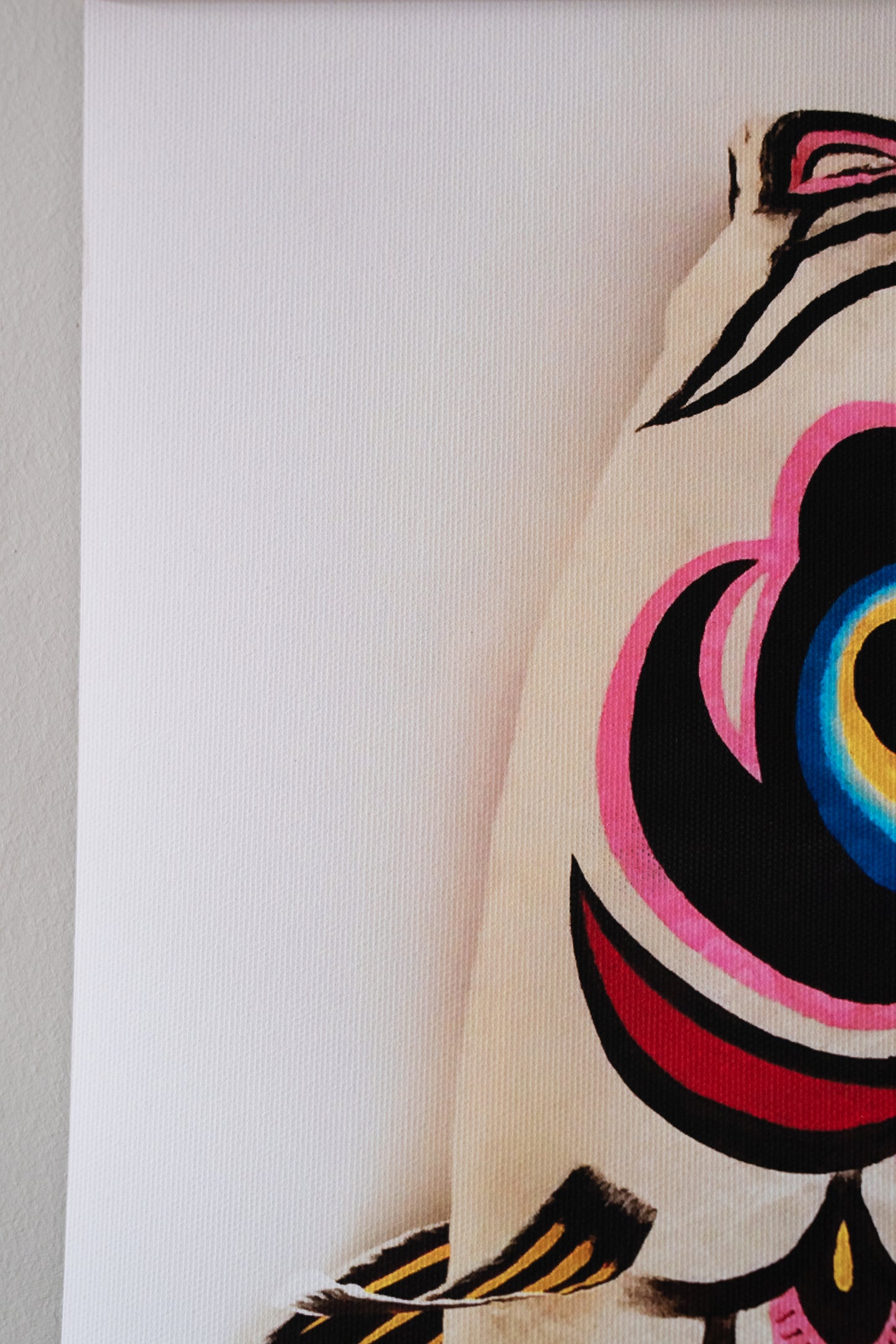 Kunstdruck Koi auf Leinwand