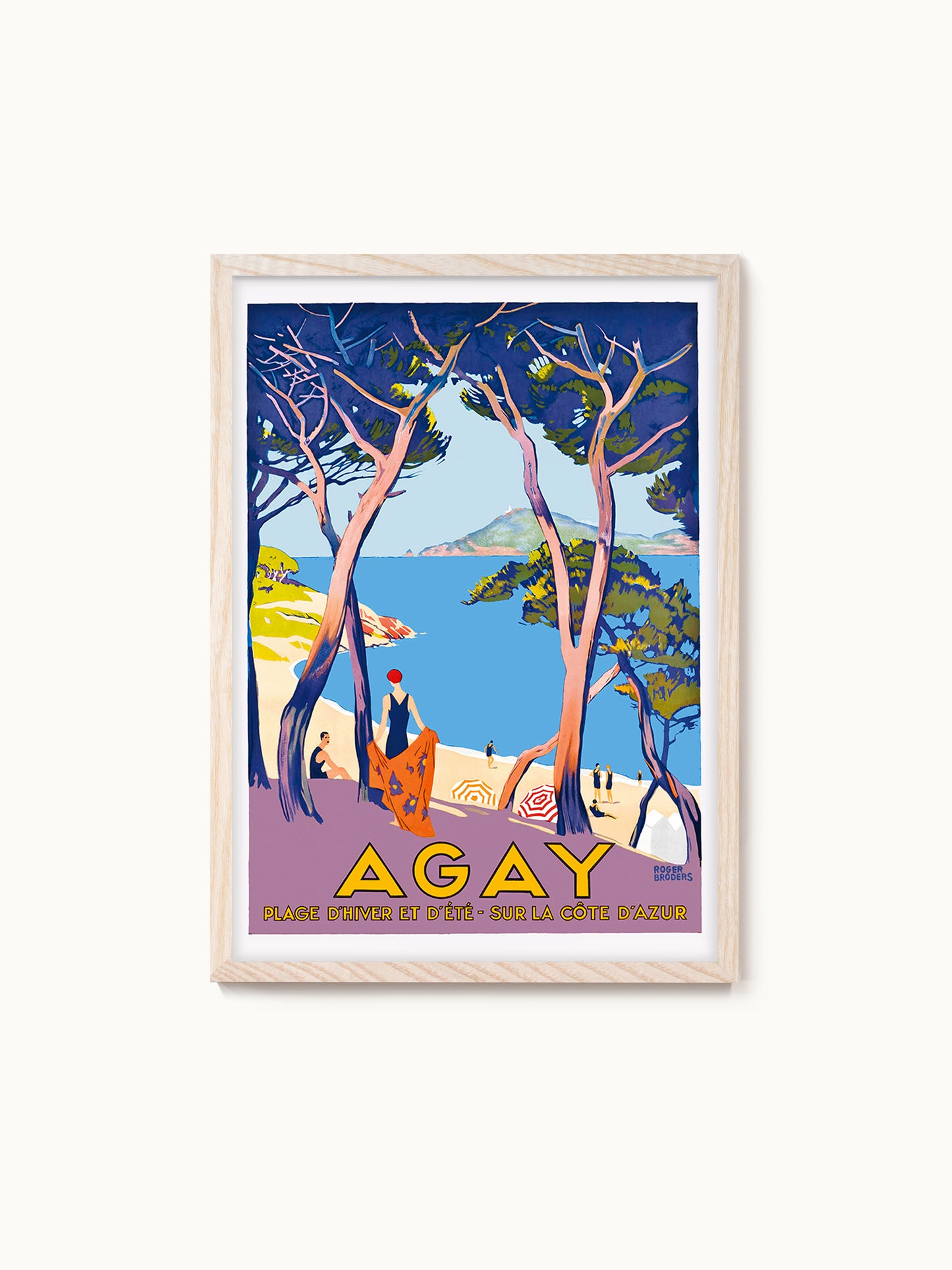 Kunstdruck Roger Broders | Agay