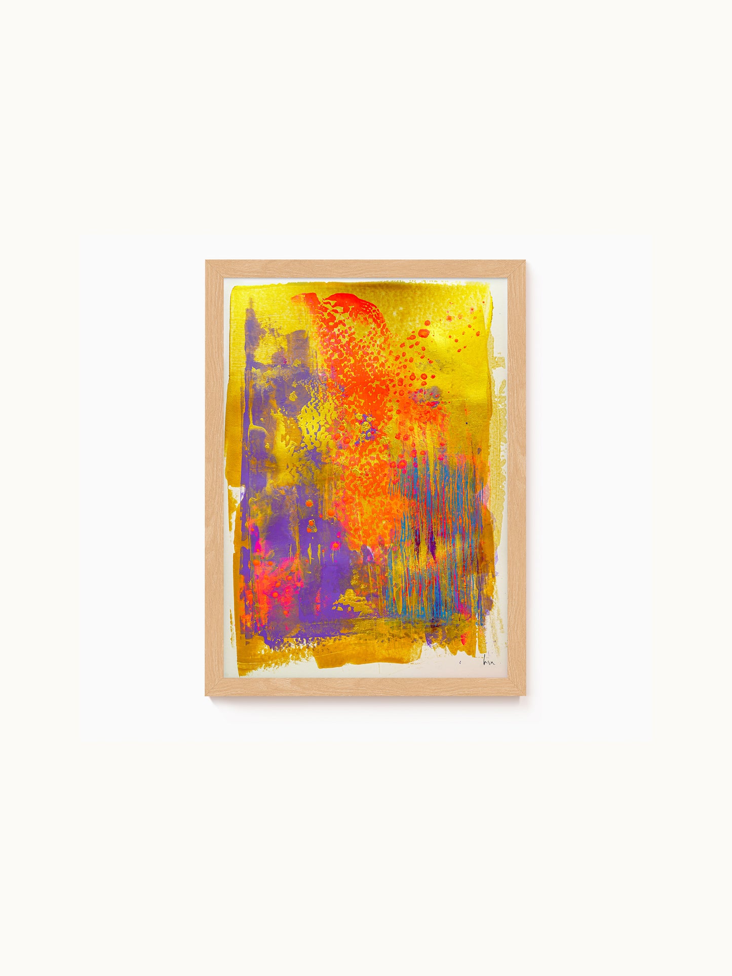 Kunstdruck „Goldene Abstraktion“ | Design by Lisa Geyer