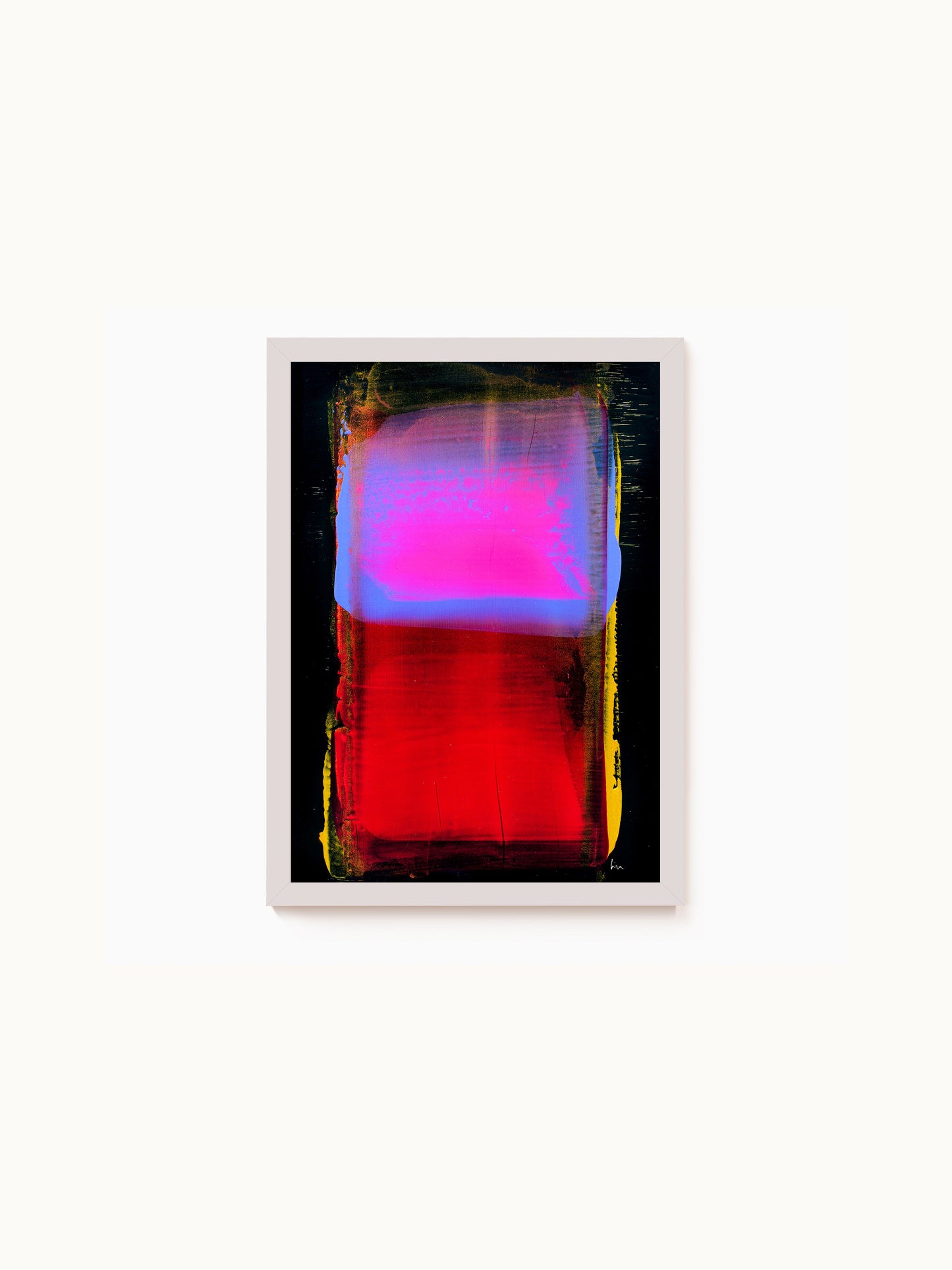 Kunstdruck „Rothko Hommage (Pink, Blau & Rot)“ | Design by Lisa Geyer