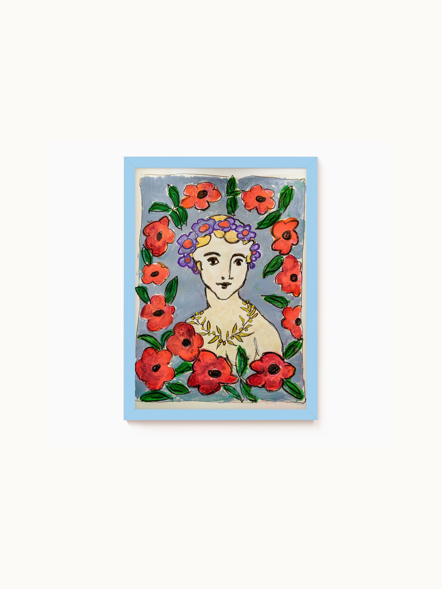 Kunstdruck „Lady in Flowers“ | Design by Lisa Geyer