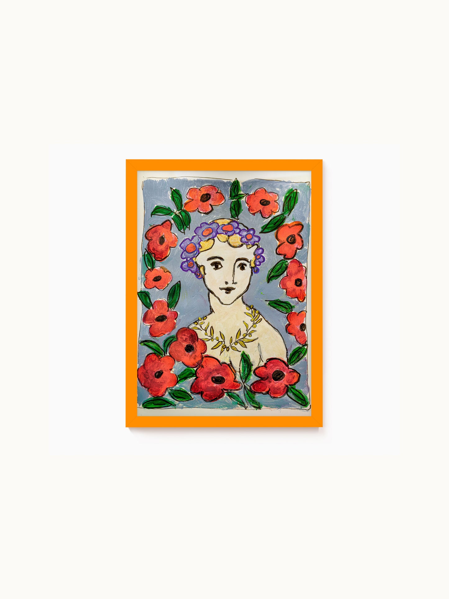 Kunstdruck „Lady in Flowers“ | Design by Lisa Geyer