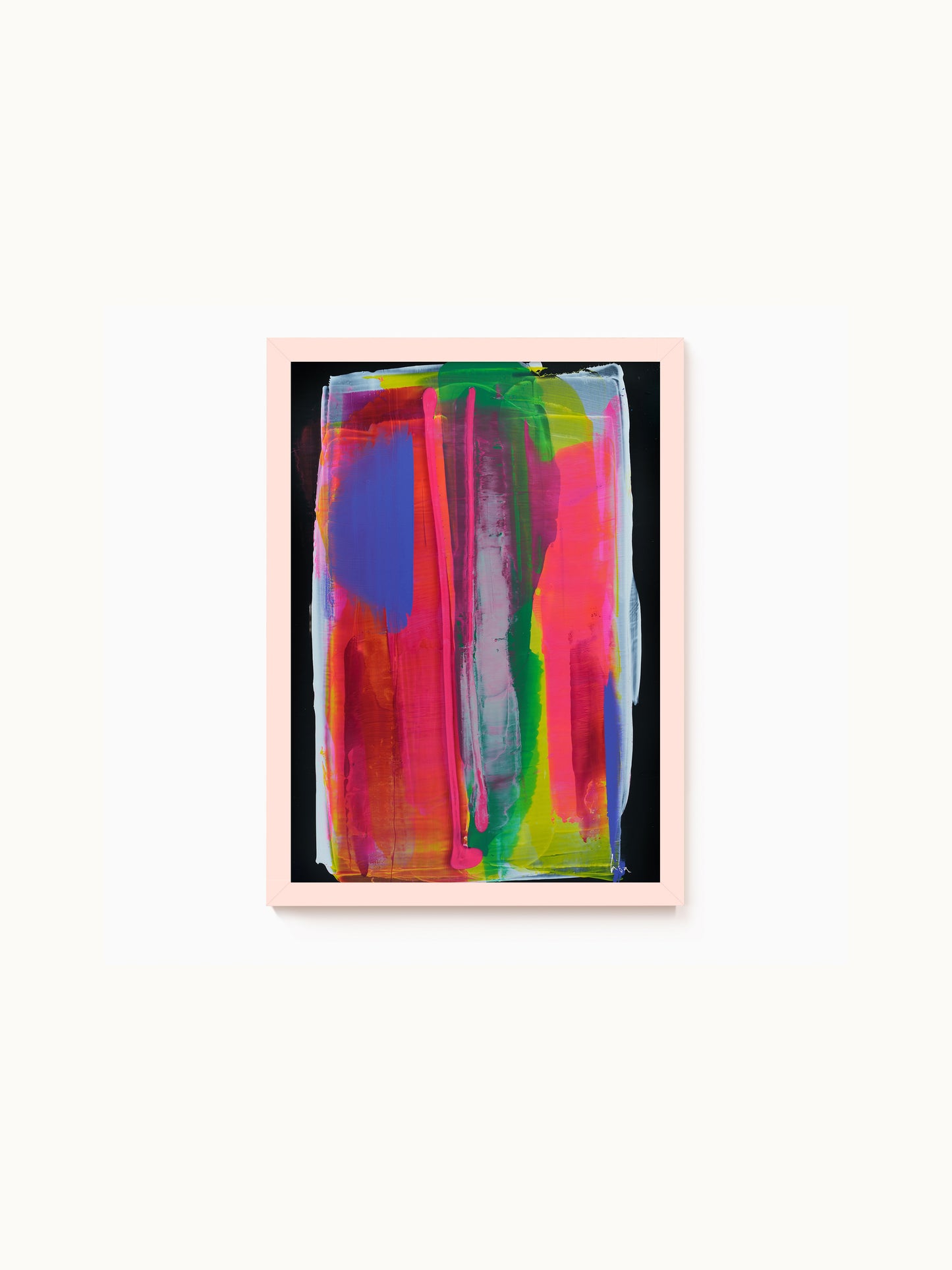 Kunstdruck: „Stripes Neon“ | Design by Lisa Geyer