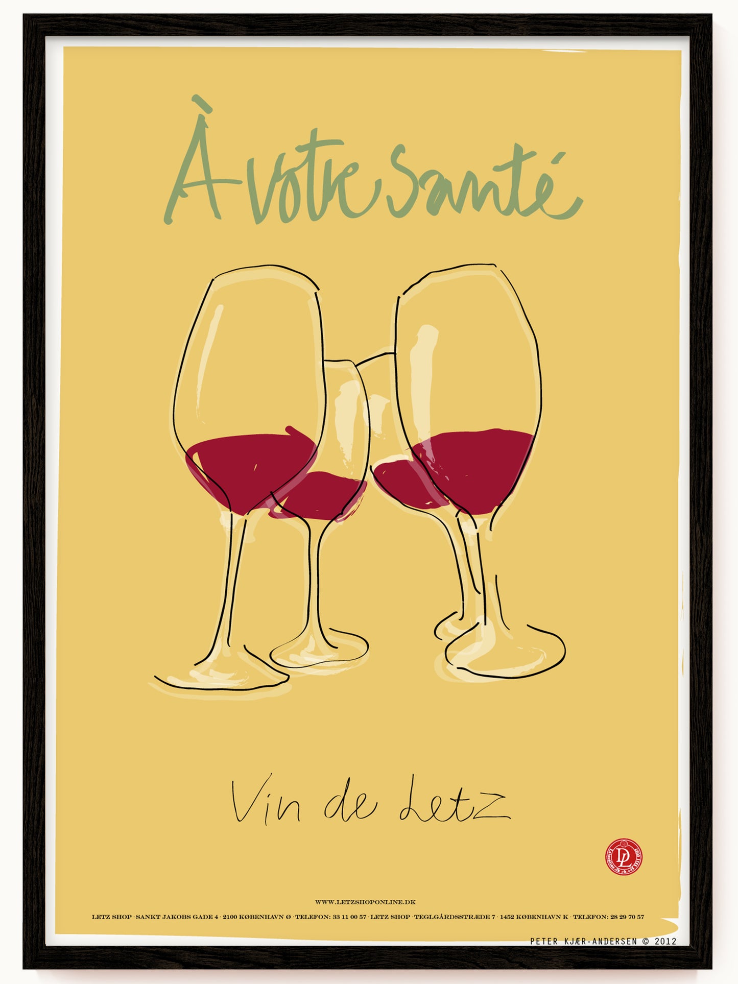 Kunstdruck "A votre Santé"