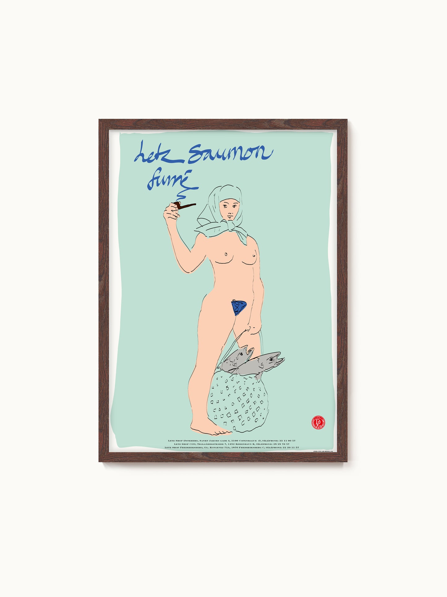 Kunstdruck "Le Saumon Fumé"