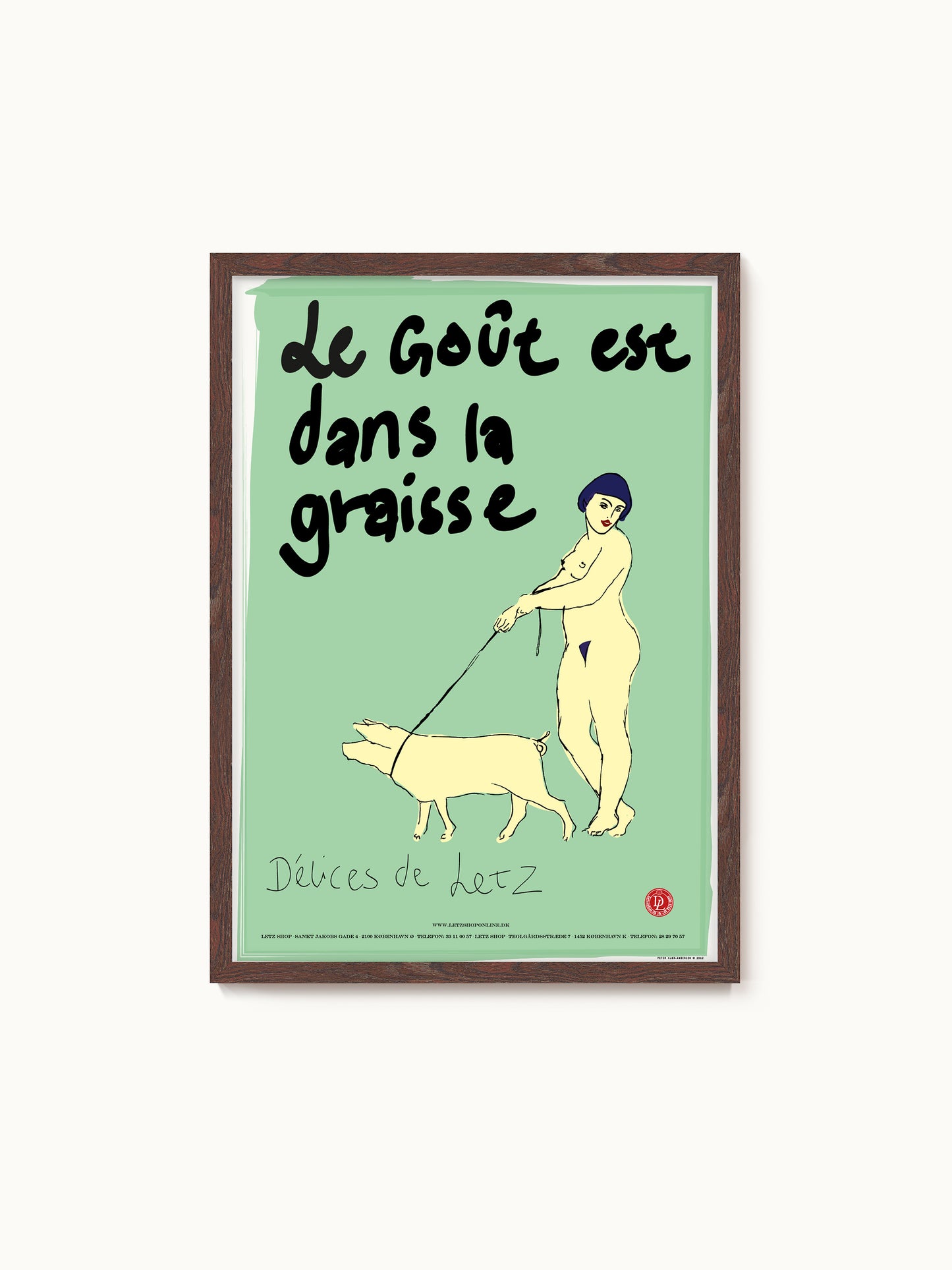 Kunstdruck "Le Gout es dans la Graisse"