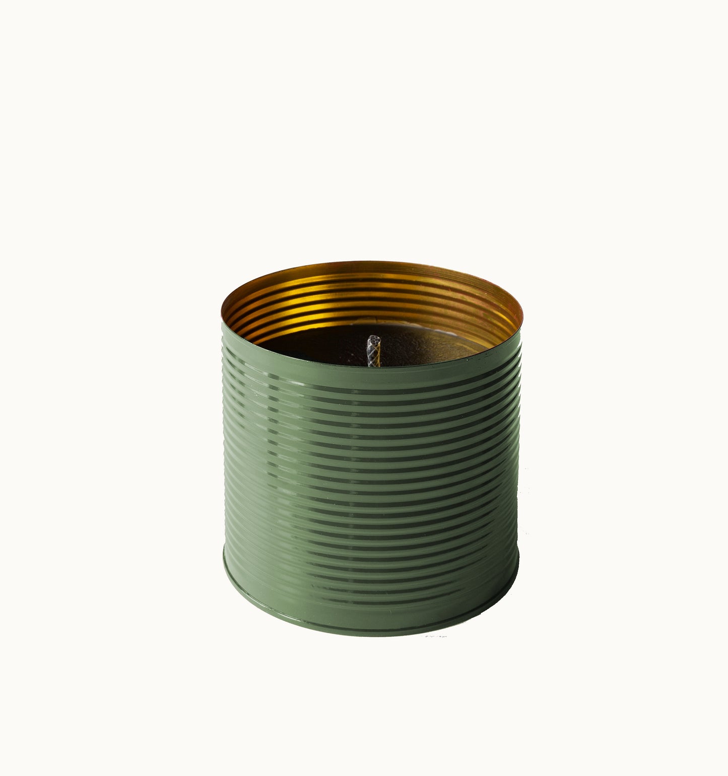 Outdoor-Kerze "Olive Green" | 90h Brenndauer von Kunstindustrien