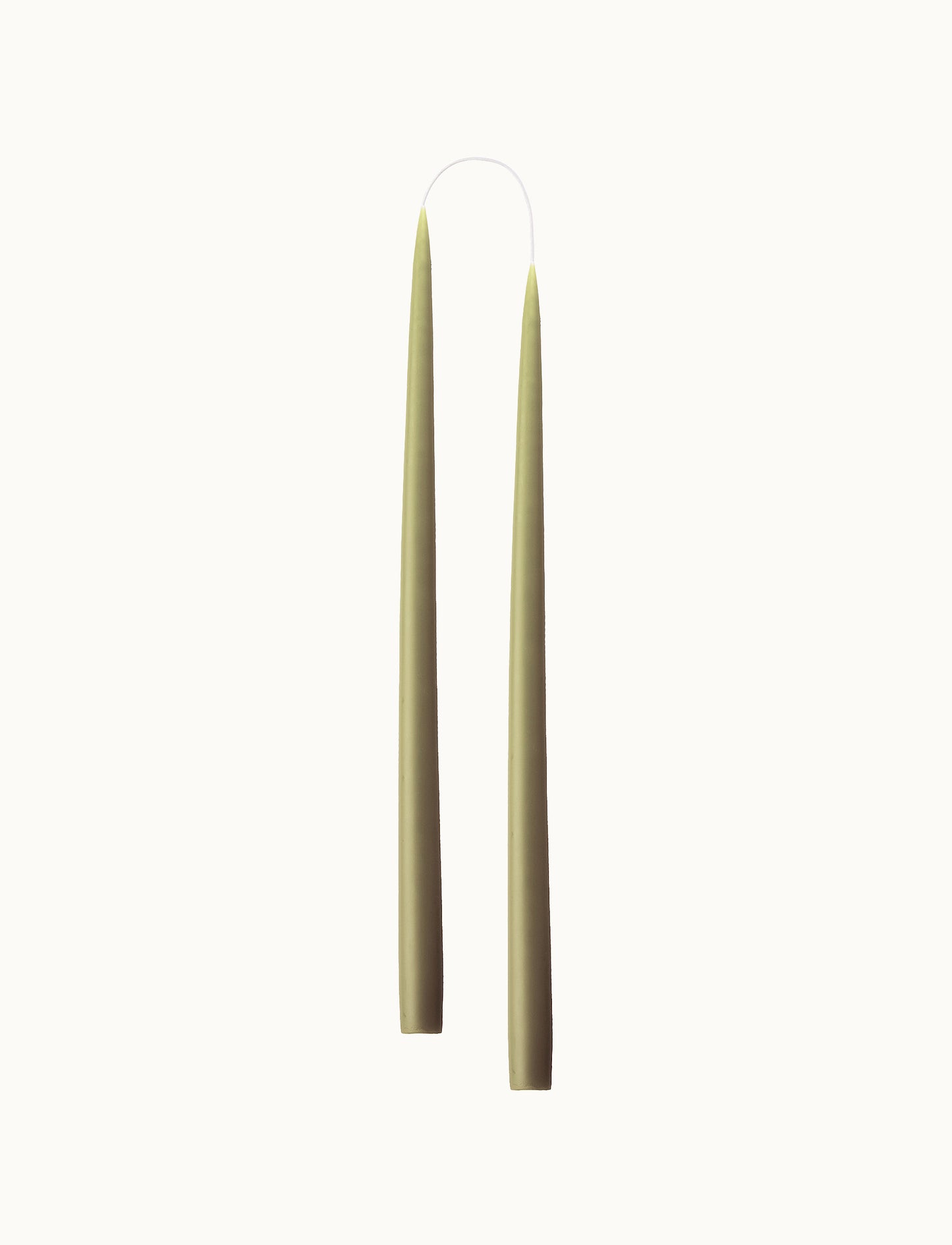 Hand Dipped Candles 2er Set 35 cm | Olive von Kunstindustrien