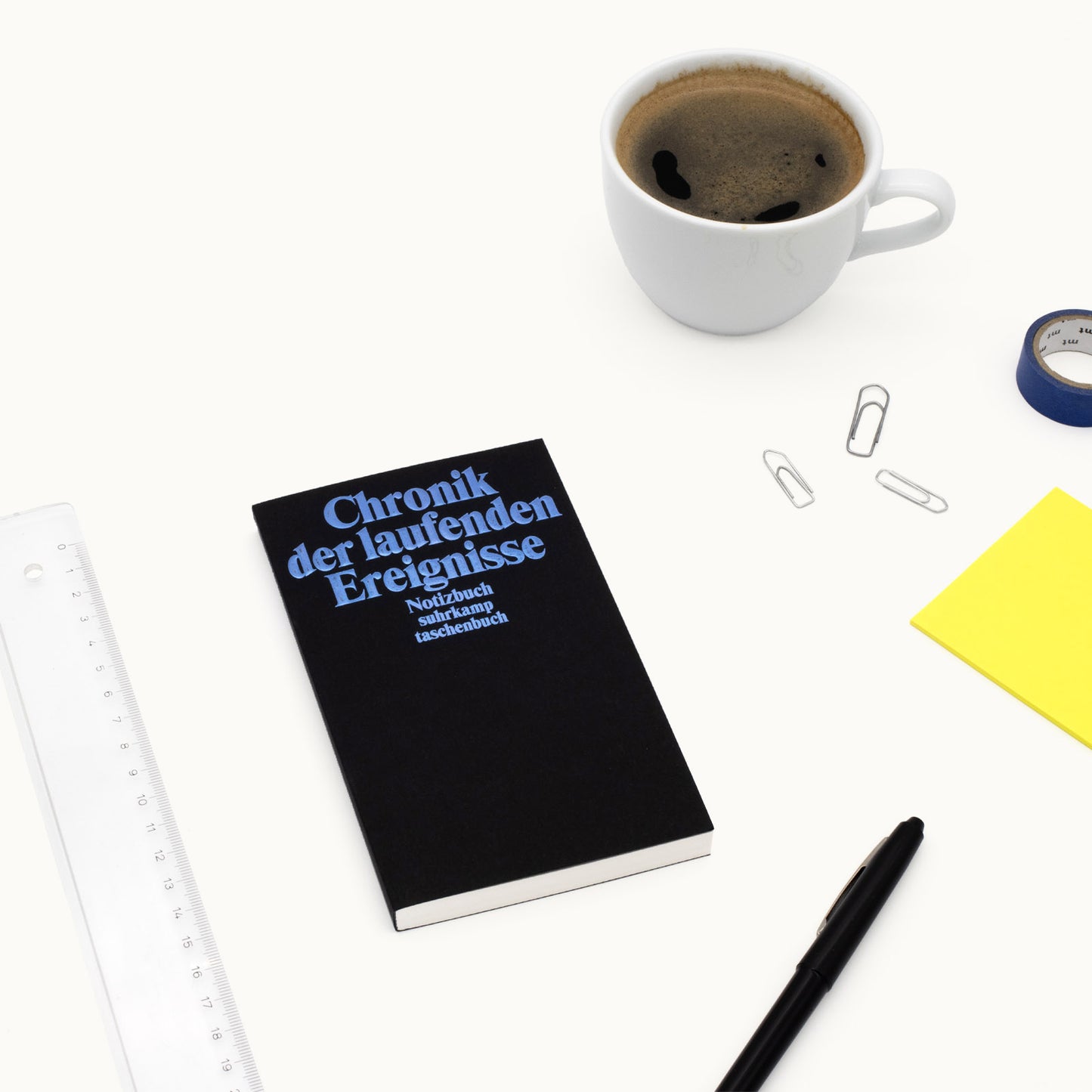 Notizbuch „Chronik der laufenden Ereignise“ | Blanko vom Suhrkamp Verlag