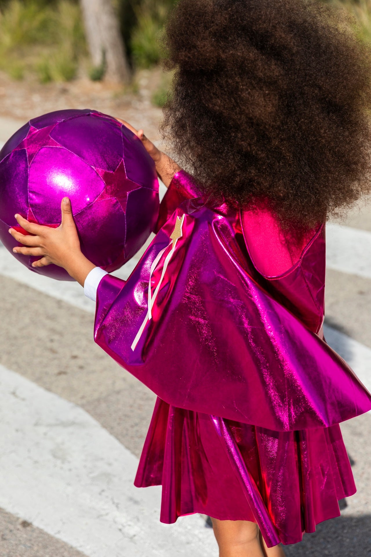 Stoffball Sterne Pink | Ø 30 cm von Ratatam