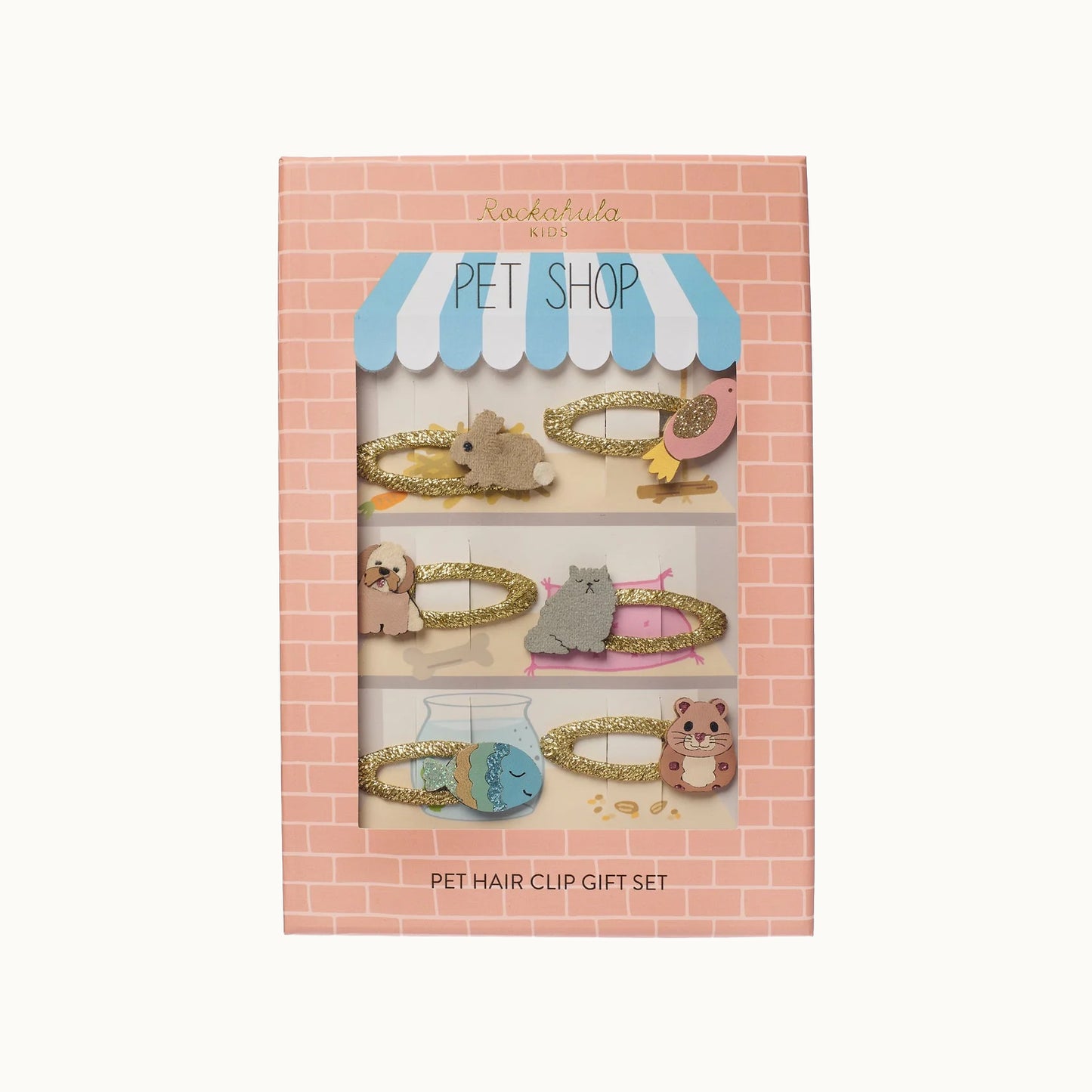 Haarspangen-Geschenkset Pet Shop 6er-Set von Rockahula