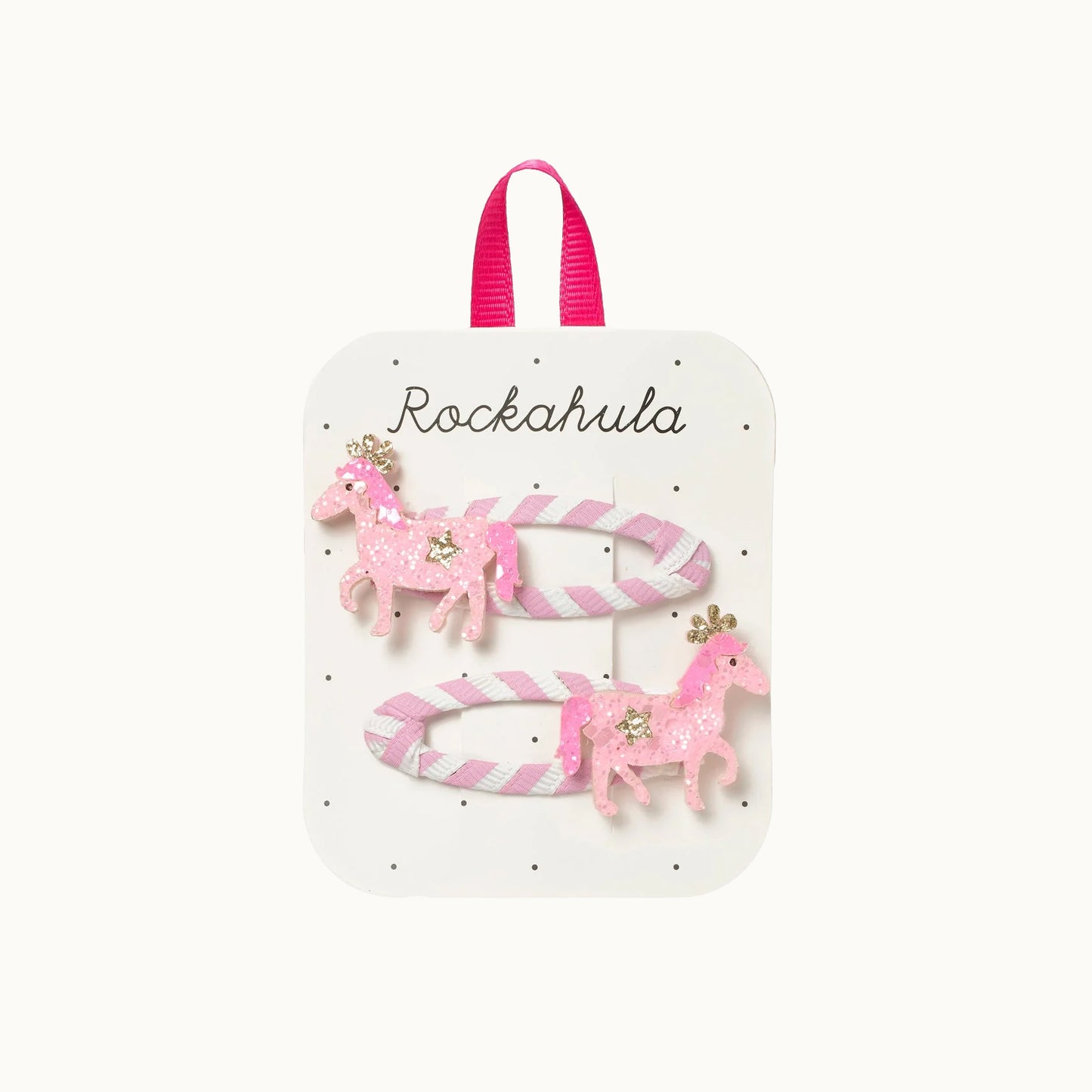 Haarspangen Pink Pony 2er-Set von Rockahula