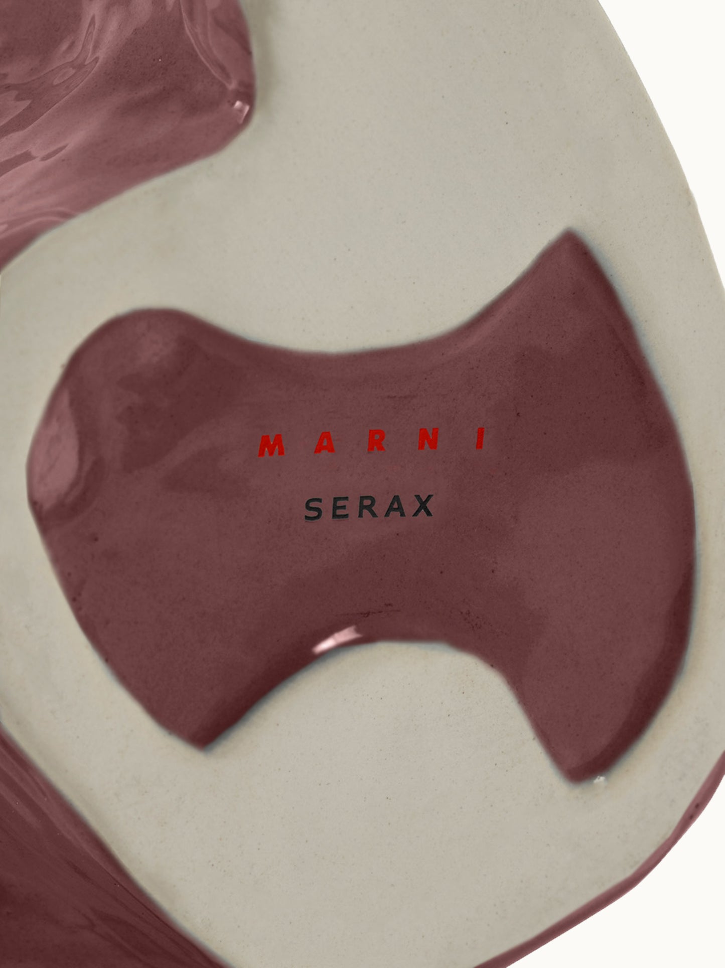 MARNI Vase Owl „After Midnight“ XS in Aubergine von SERAX