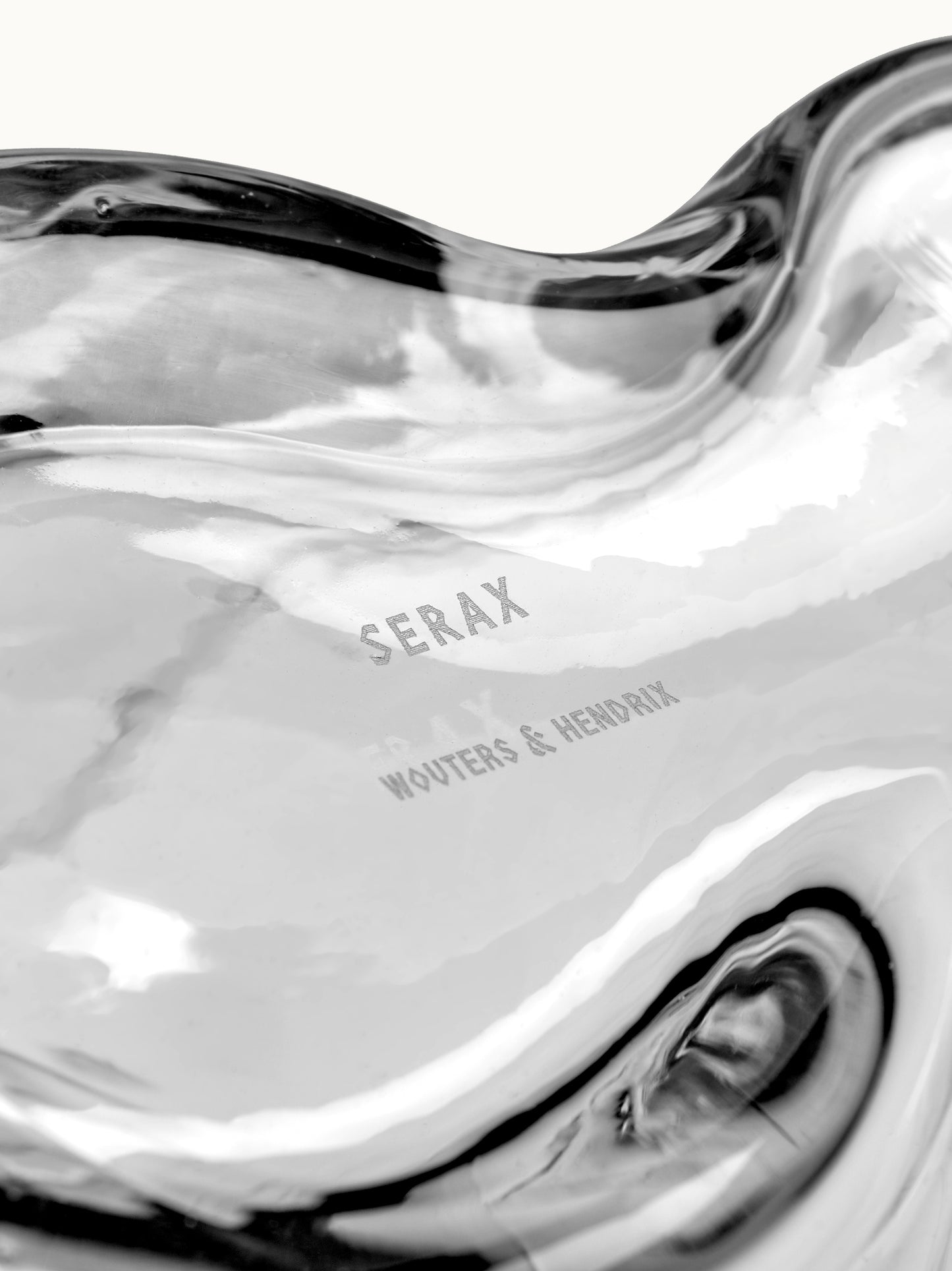 Karaffe Edward Transparent | Les Objets Mouleversants von Serax