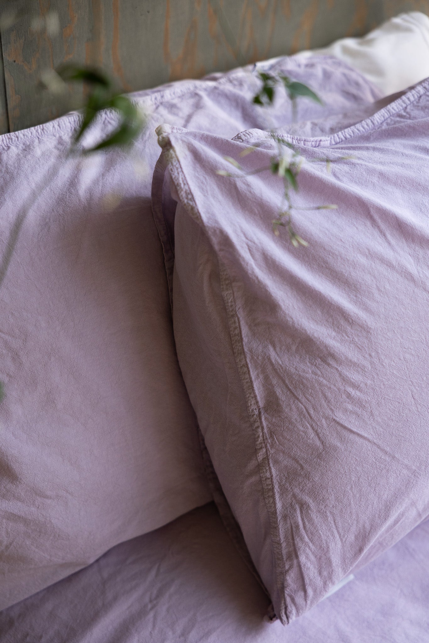 Kopfkissenbezug Crinkle 80x80 cm | Lilac von Smaland