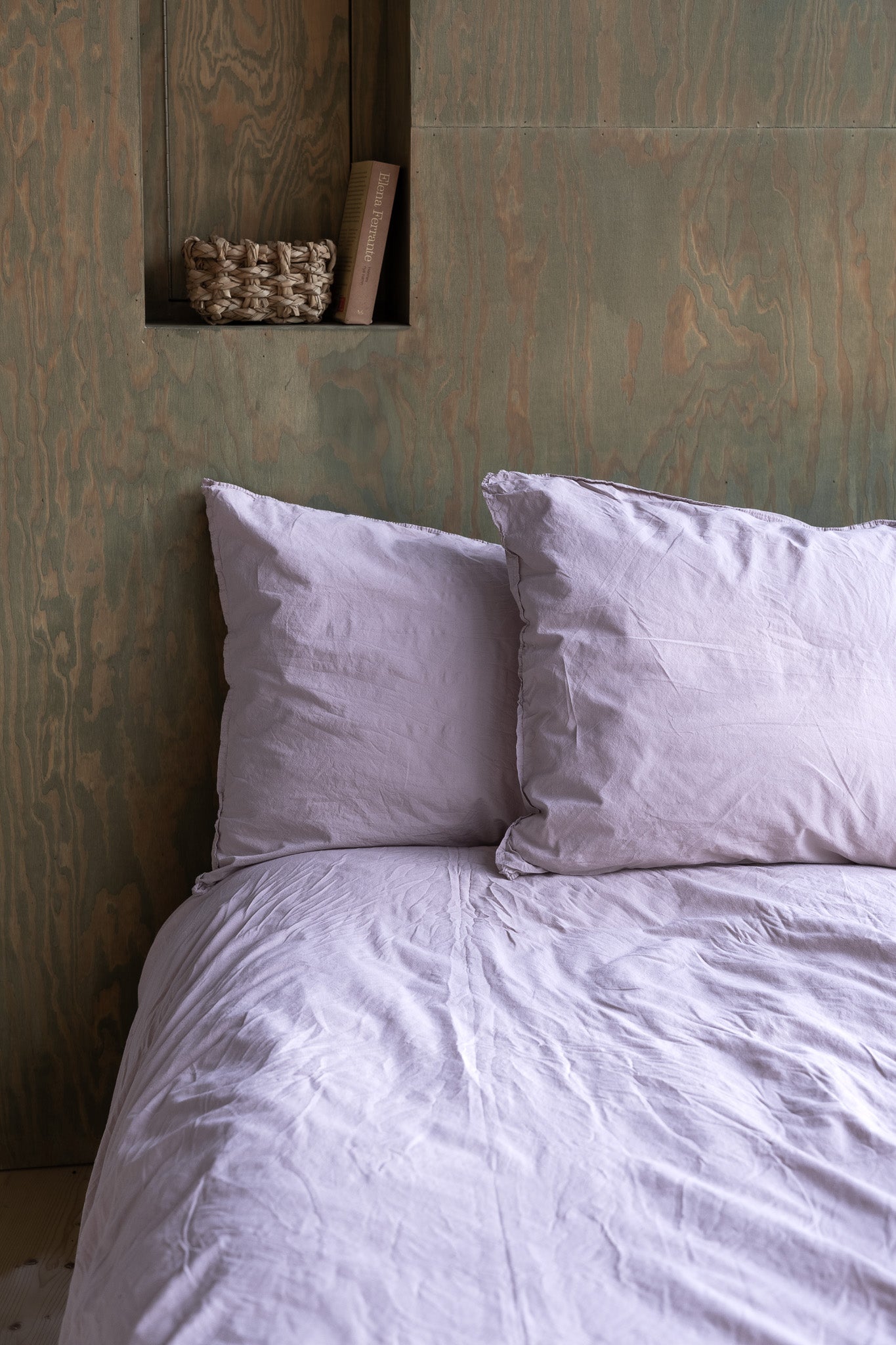 Kopfkissenbezug Crinkle 50x60 cm | Lilac von Smaland