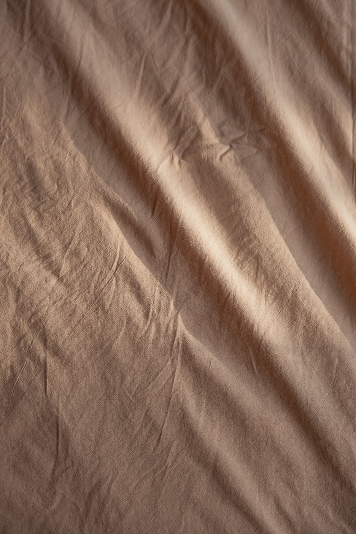 Kissenhülle Crinkle 80x80 cm | Peach Pink von Smaland