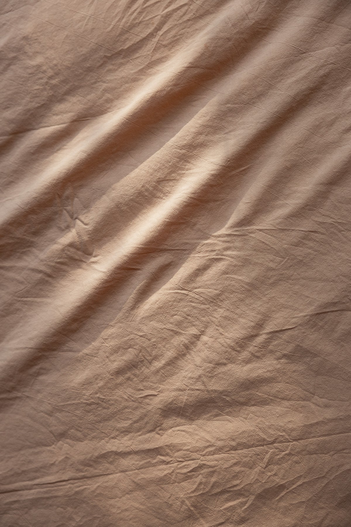 Kopfkissenbezug Crinkle 40x80 cm | Peach Pink von Smaland