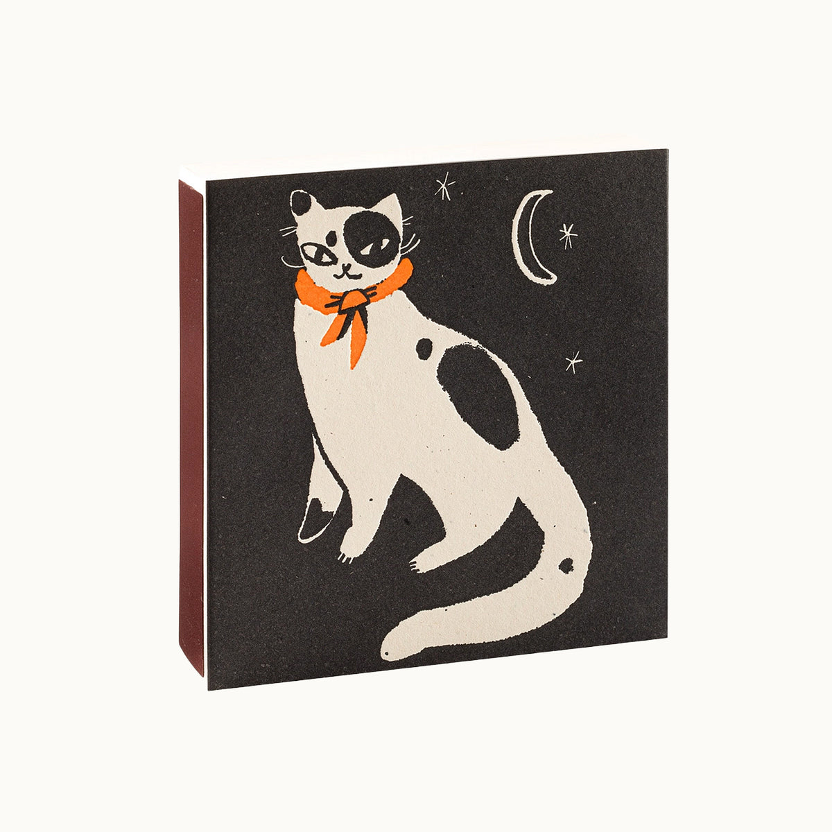 Lange Streichhölzer Black Spotted Kitten | Square Matchbox von Archivist Gallery