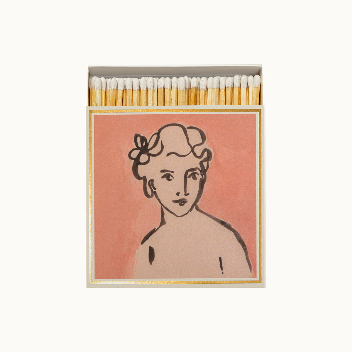 Lange Streichhölzer Divine | Square Matchbox von Archivist Gallery