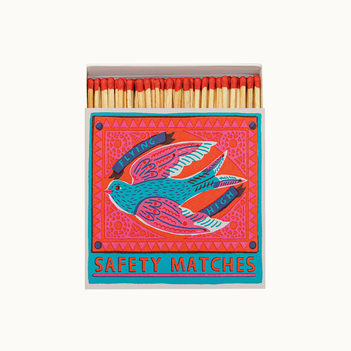 Lange Streichhölzer Flying High Matches | Square Matchbox von Archivist Gallery