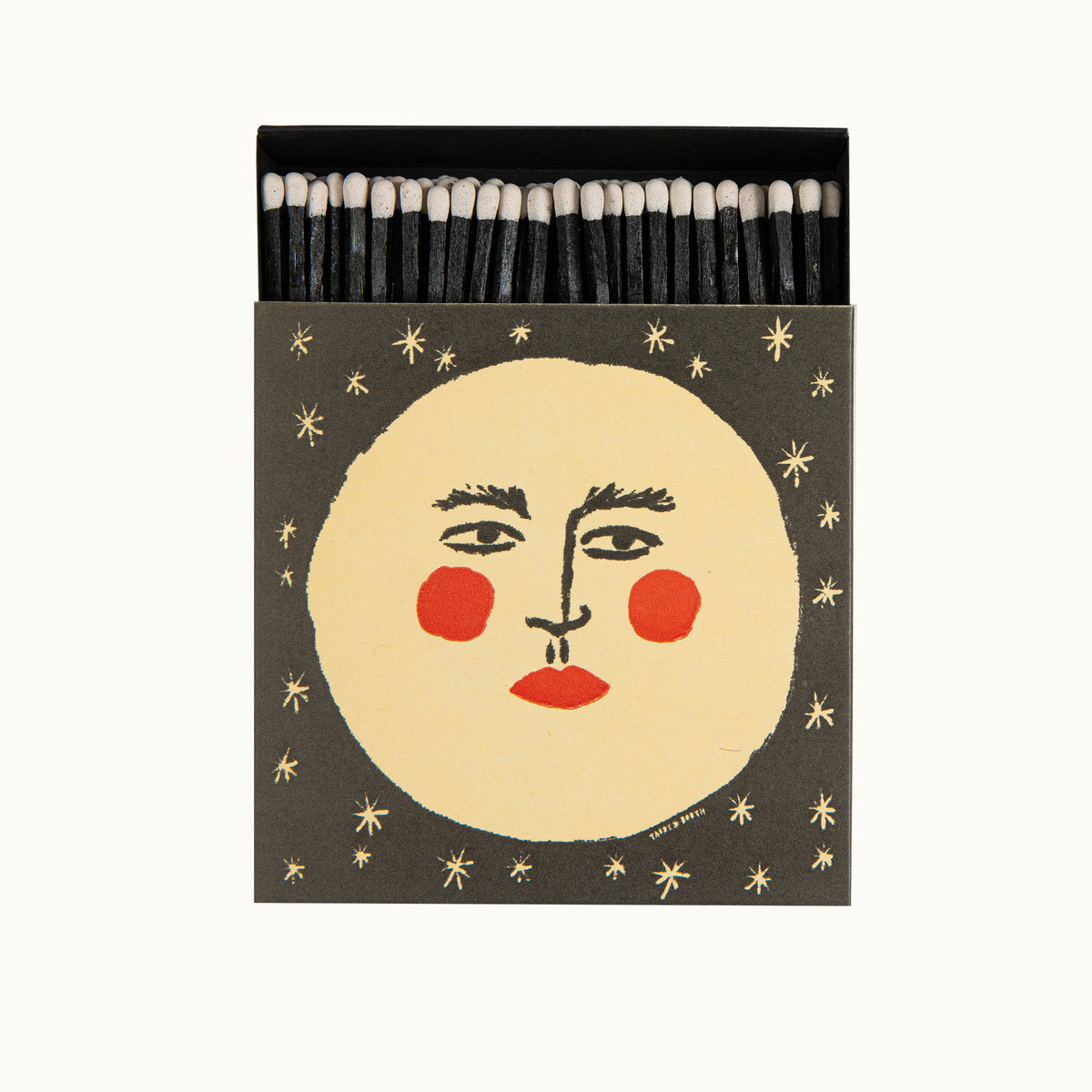 Lange Streichhölzer Moon | Square Matchbox von Archivist Gallery