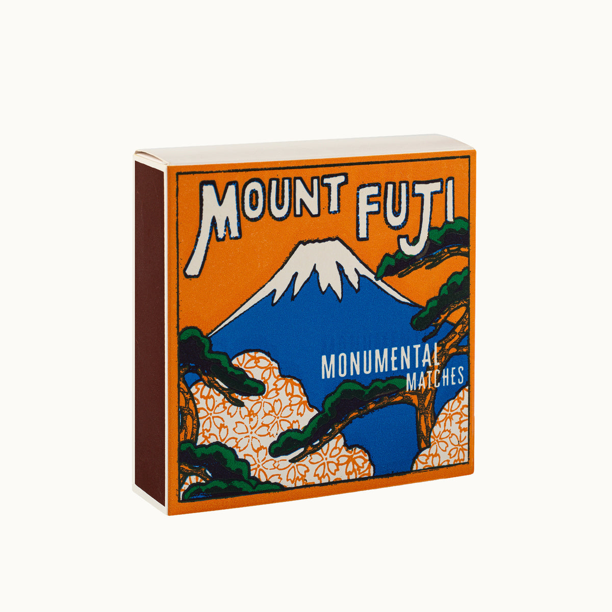 Lange Streichhölzer Mount Fuji | Square Matchbox von Archivist Gallery