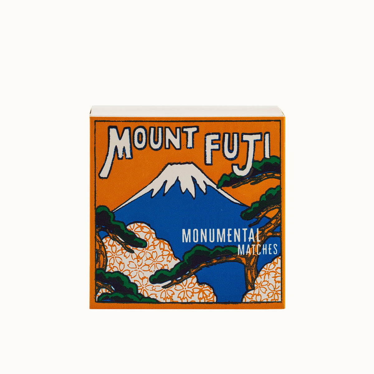 Lange Streichhölzer Mount Fuji | Square Matchbox von Archivist Gallery