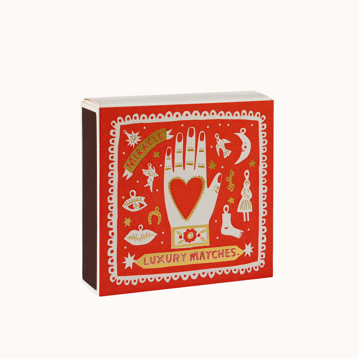 Lange Streichhölzer Red Miracle | Square Matchbox von Archivist Gallery