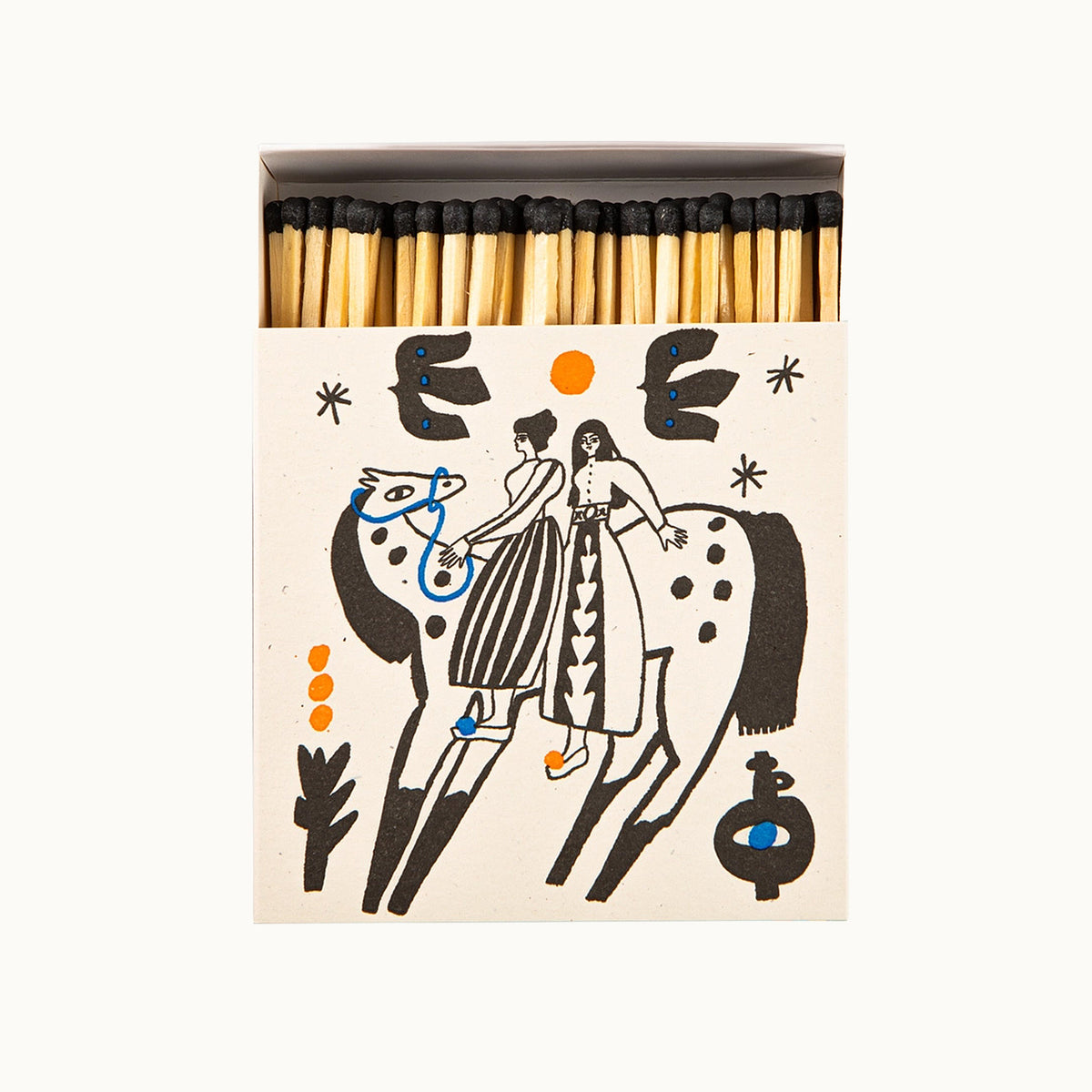 Lange Streichhölzer Sisterhood | Square Matchbox von Archivist Gallery