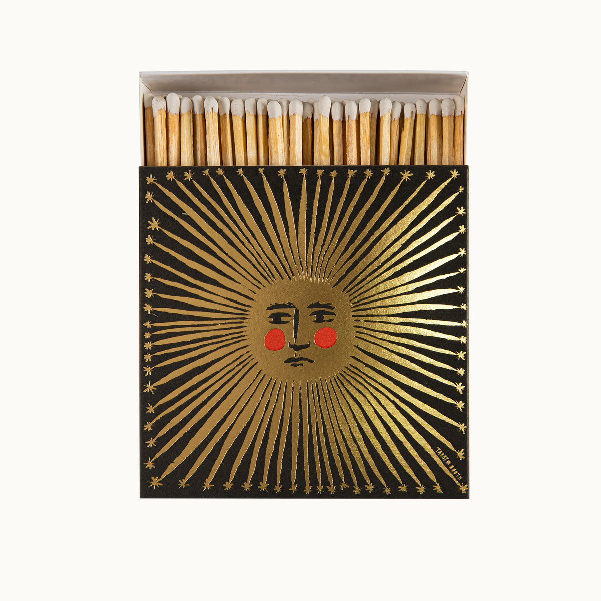 Lange Streichhölzer Sun Ray | Square Matchbox von Archivist Gallery