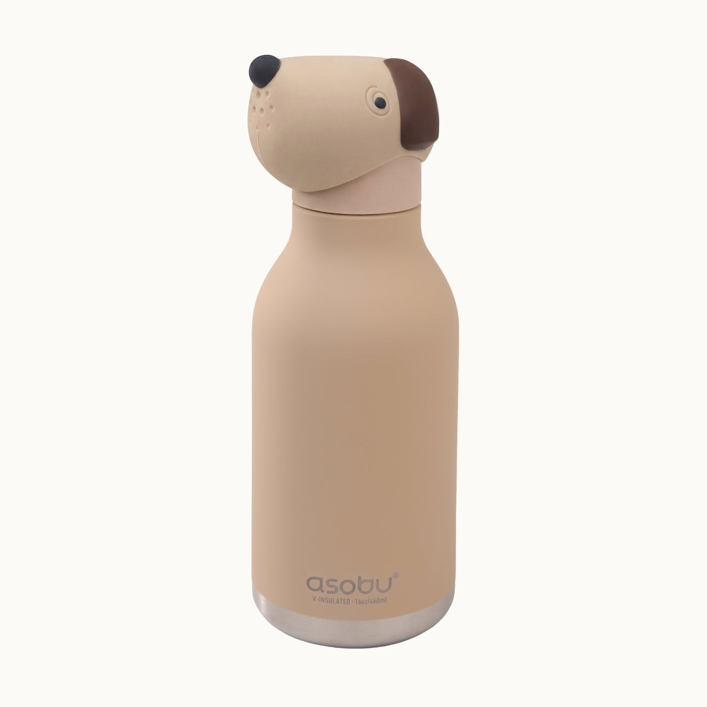 Bestie Trinkflasche 470ml | Hund "Pepper" von Asobu