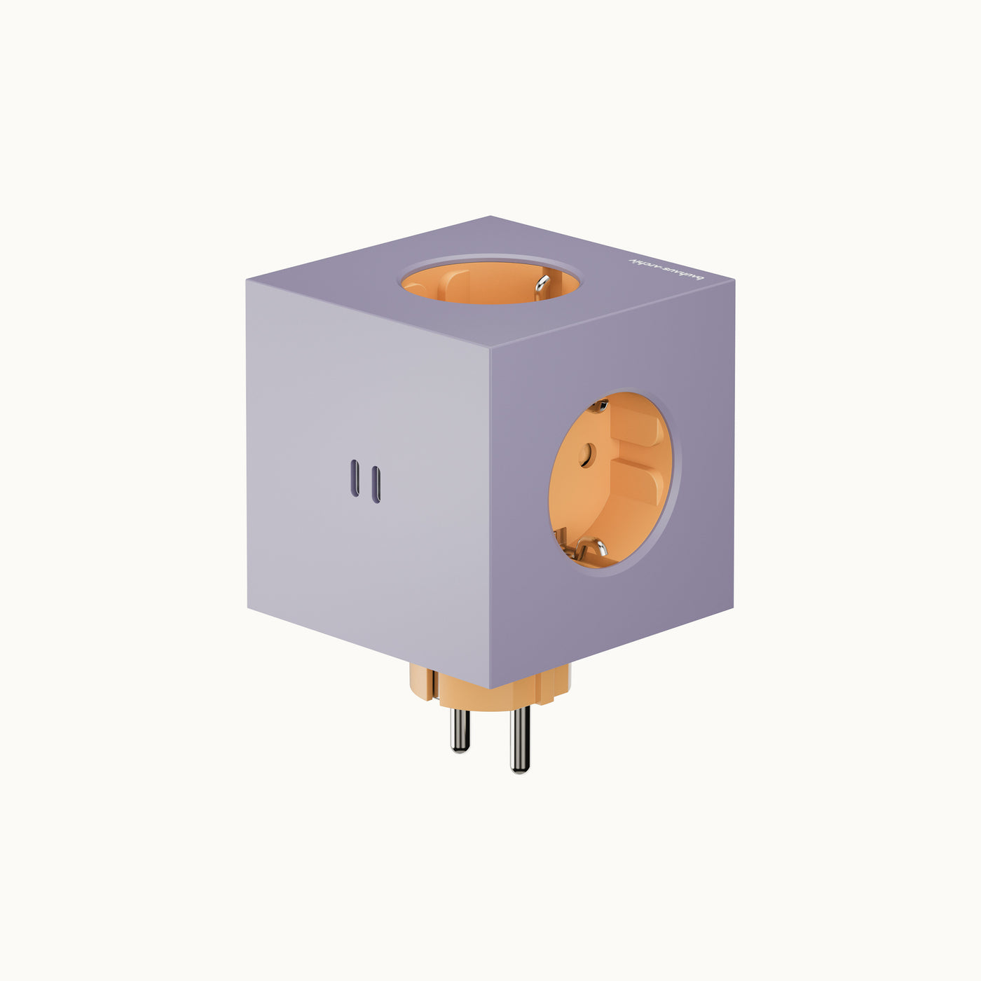 Square 2 | Design Mehrfachsteckdose für die Wand & USB-C in Lavender Glow von AVOLT