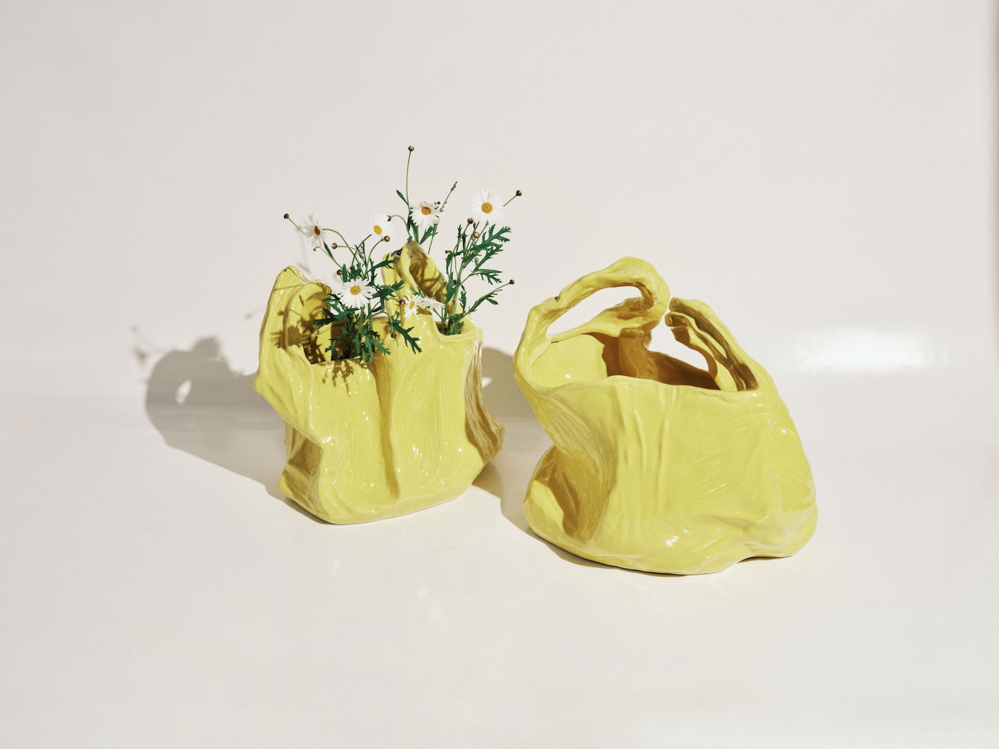 Vase S Gala | Gelb von SERAX