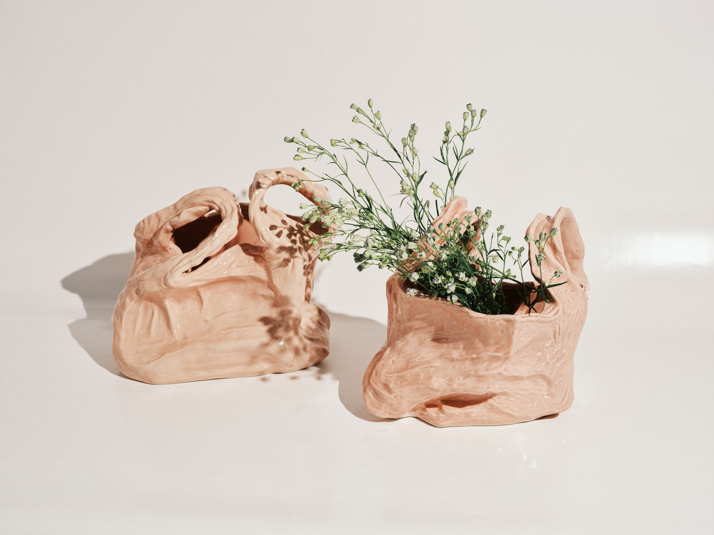 Vase L Gala | Pink von SERAX