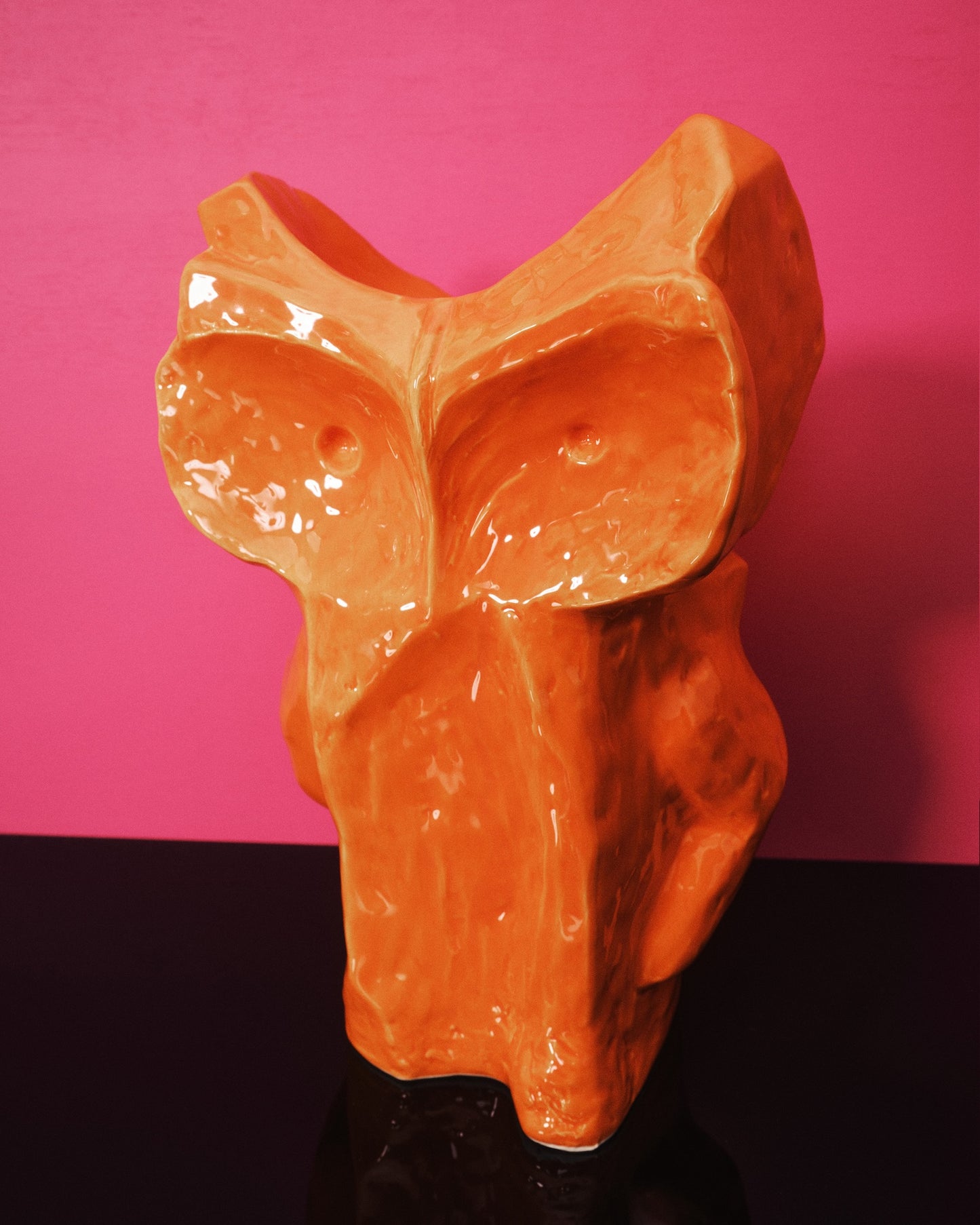 MARNI Vase Owl „After Midnight“ L in Orange von SERAX