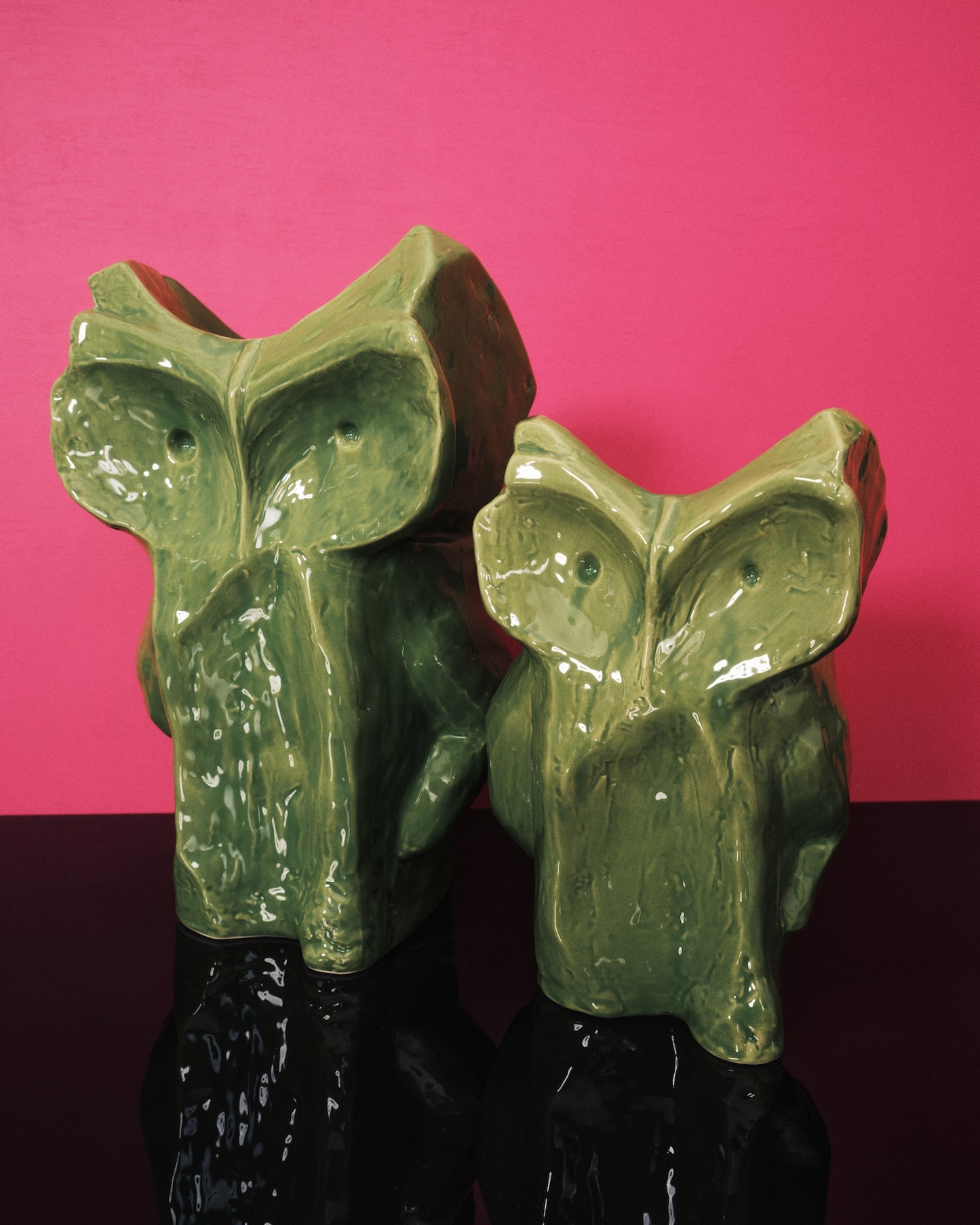 MARNI Vase Owl „After Midnight“ L in Grün von SERAX