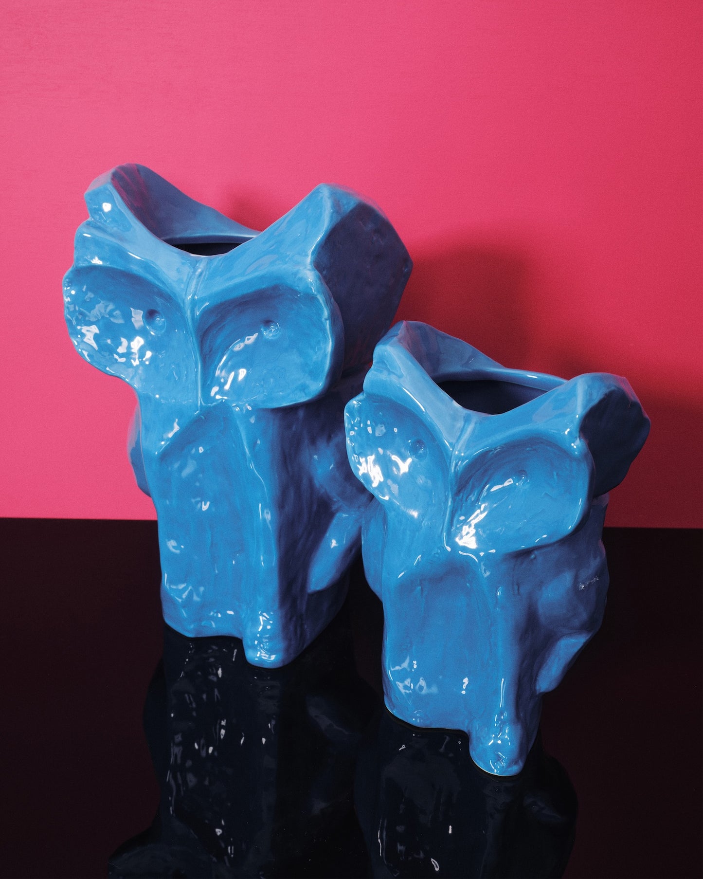 MARNI Vase Owl „After Midnight“ L in Blau von SERAX