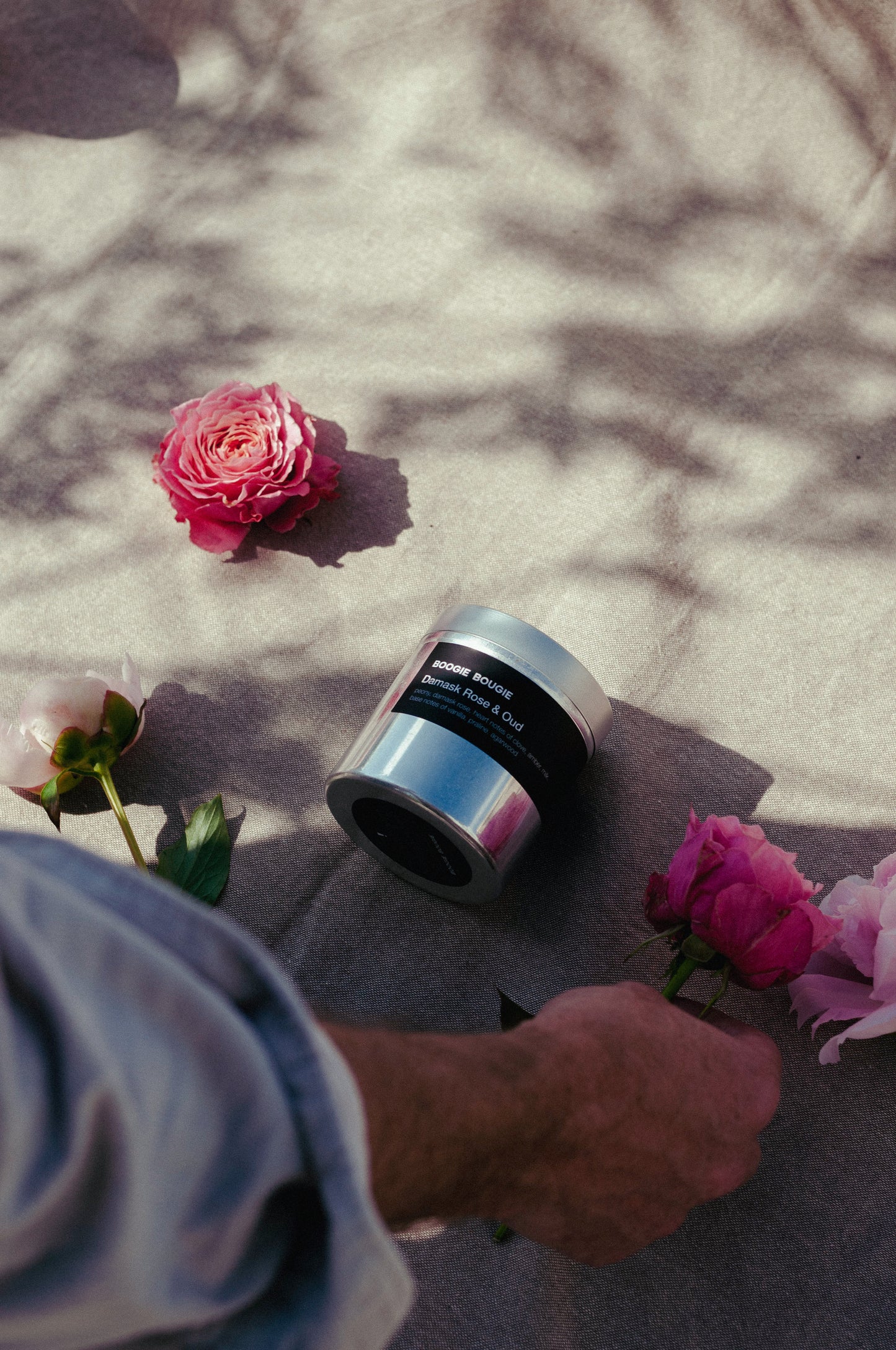 Duftkerze Damask | Rose & Oud von Boogie Bougie