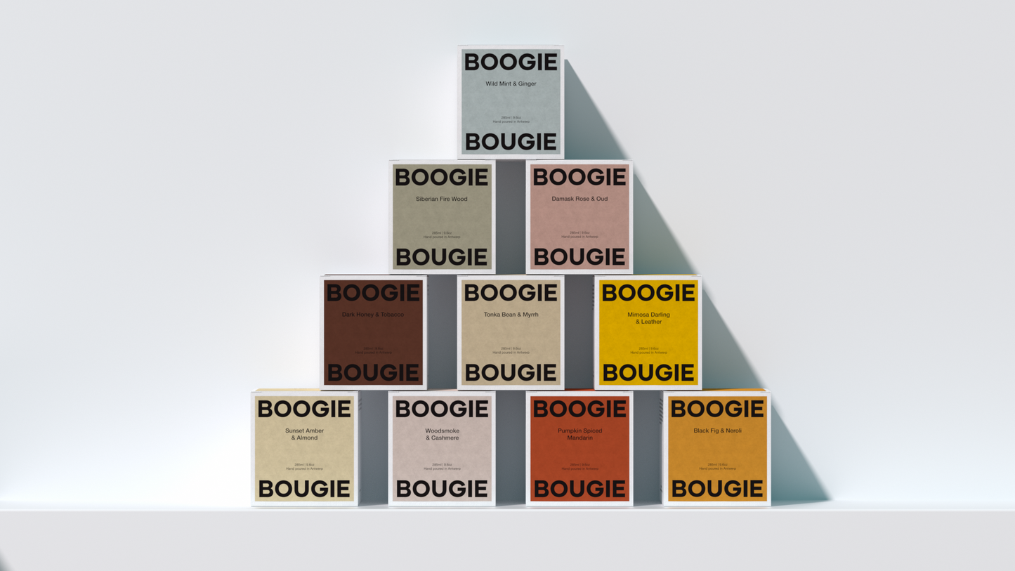 Duftkerze | Sunset Amber & Almond von Boogie Bougie